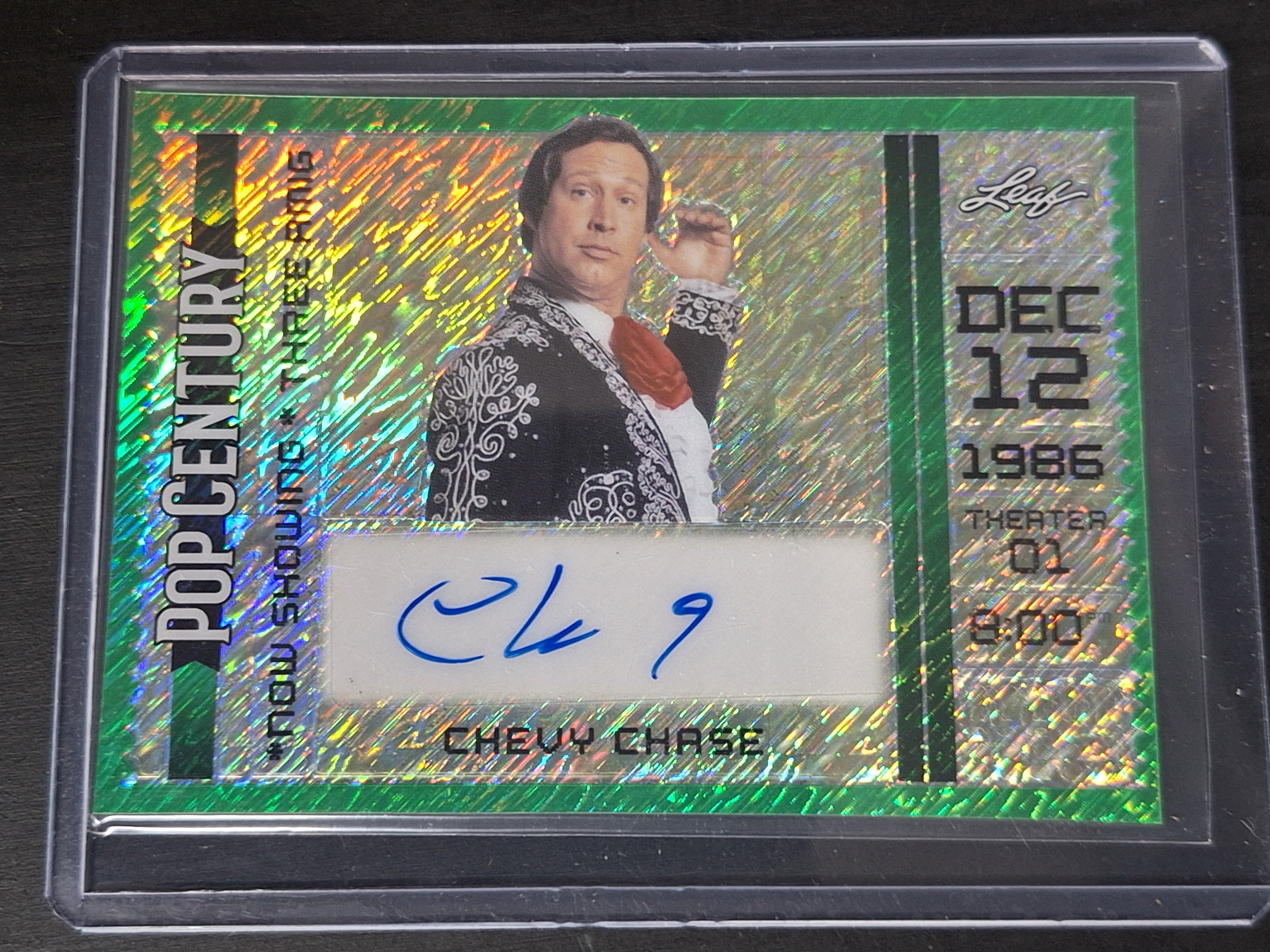 Leaf Pop Century 2024 - Now Showing Green Shimmer Auto 3/4 - Chevy Chase