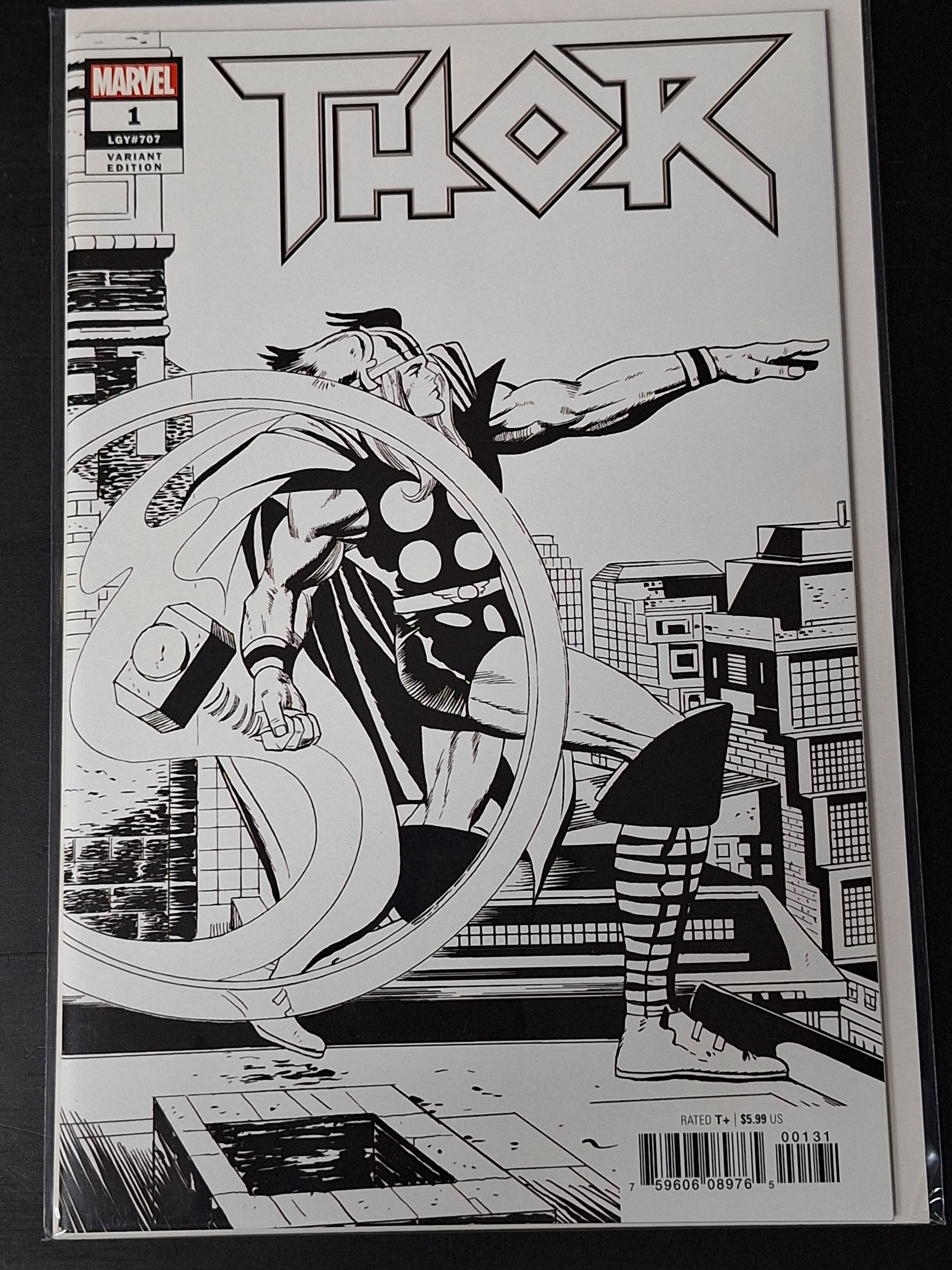 Thor 1 Marvel 2018 Jack Kirby 1:1000 Variant