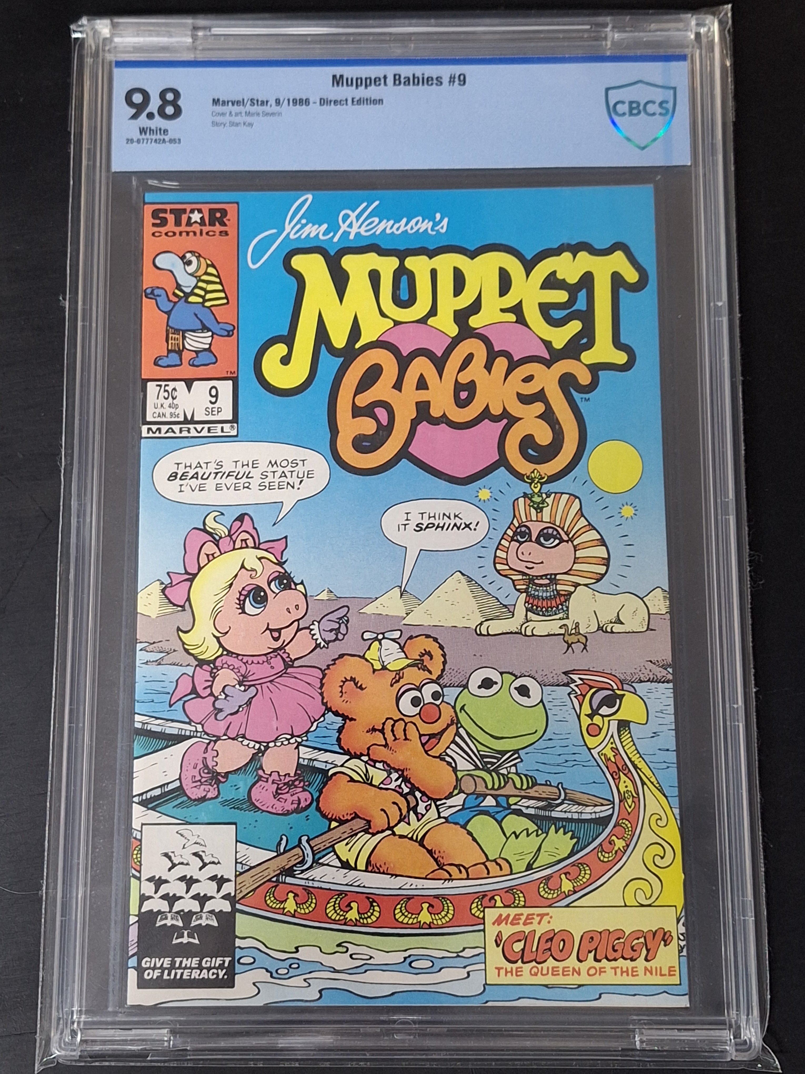 Muppet Babies 9 Marvel Star 1986 CBCS 9.8 Scarce Book