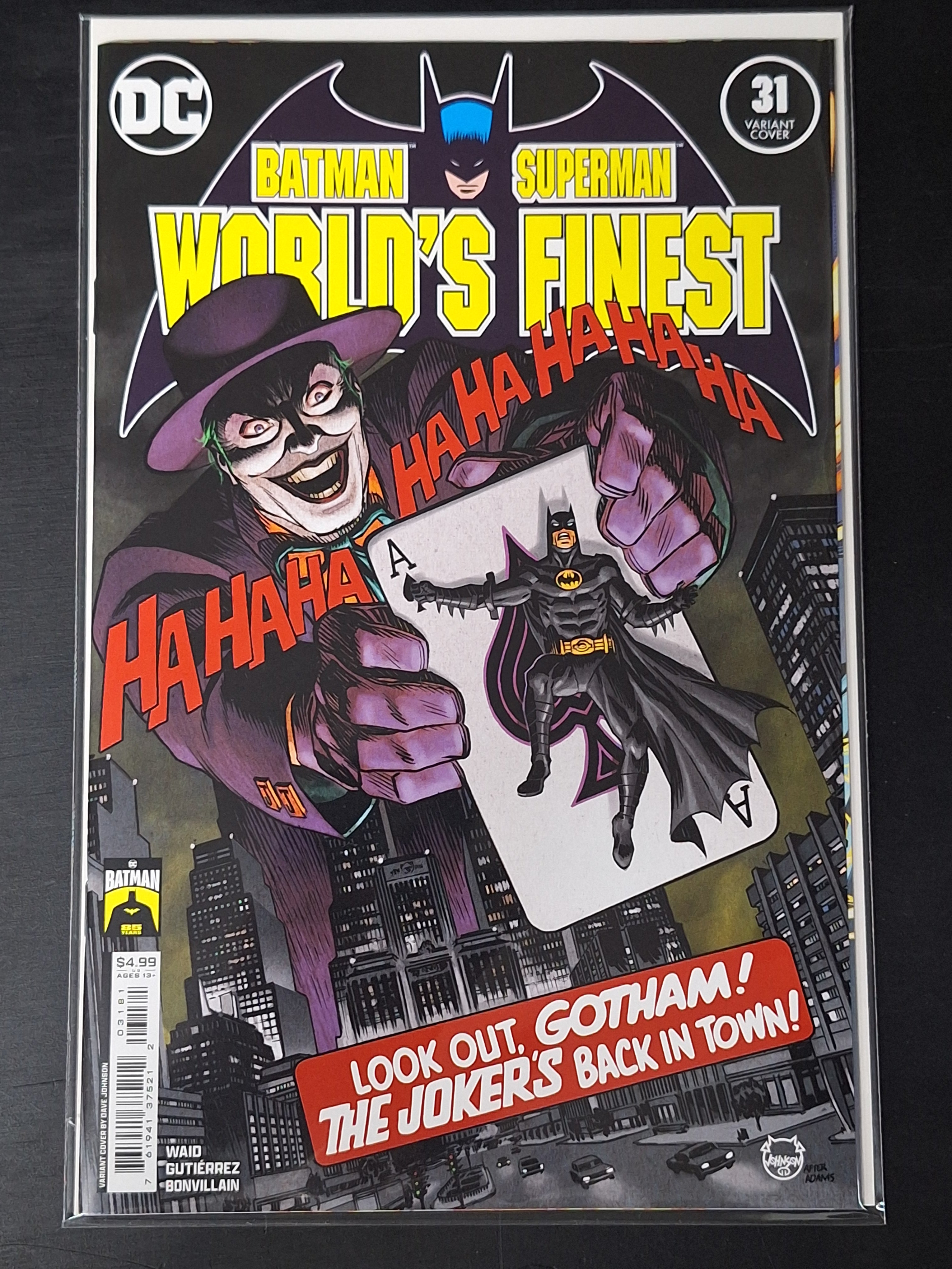Batman Superman World's Finest 31 DC 2024 Dave Johnson Homage Variant