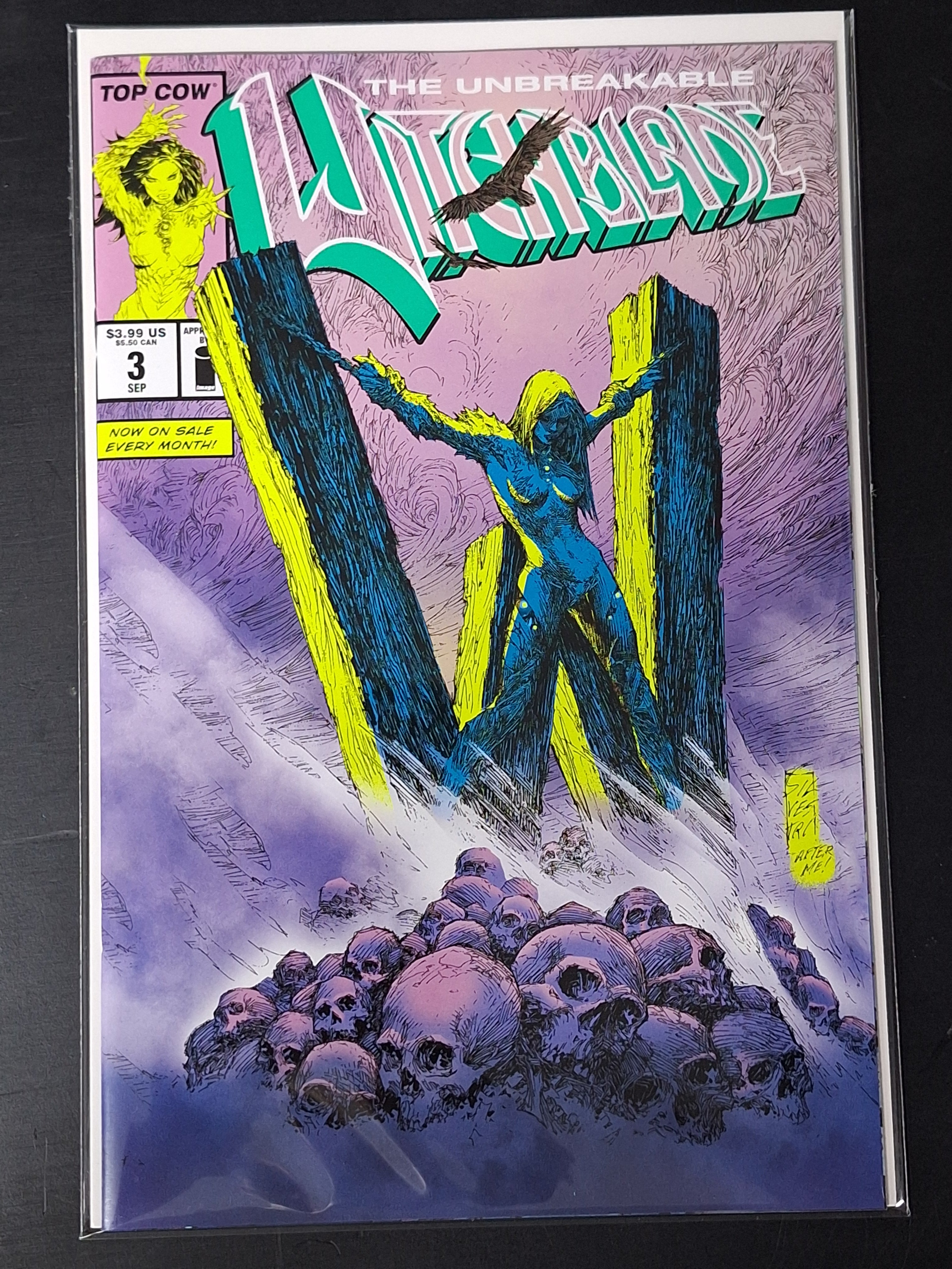 Witchblade 3 Image 2024 1:25 Silvestri Secret Thank You Variant X-Men Homage