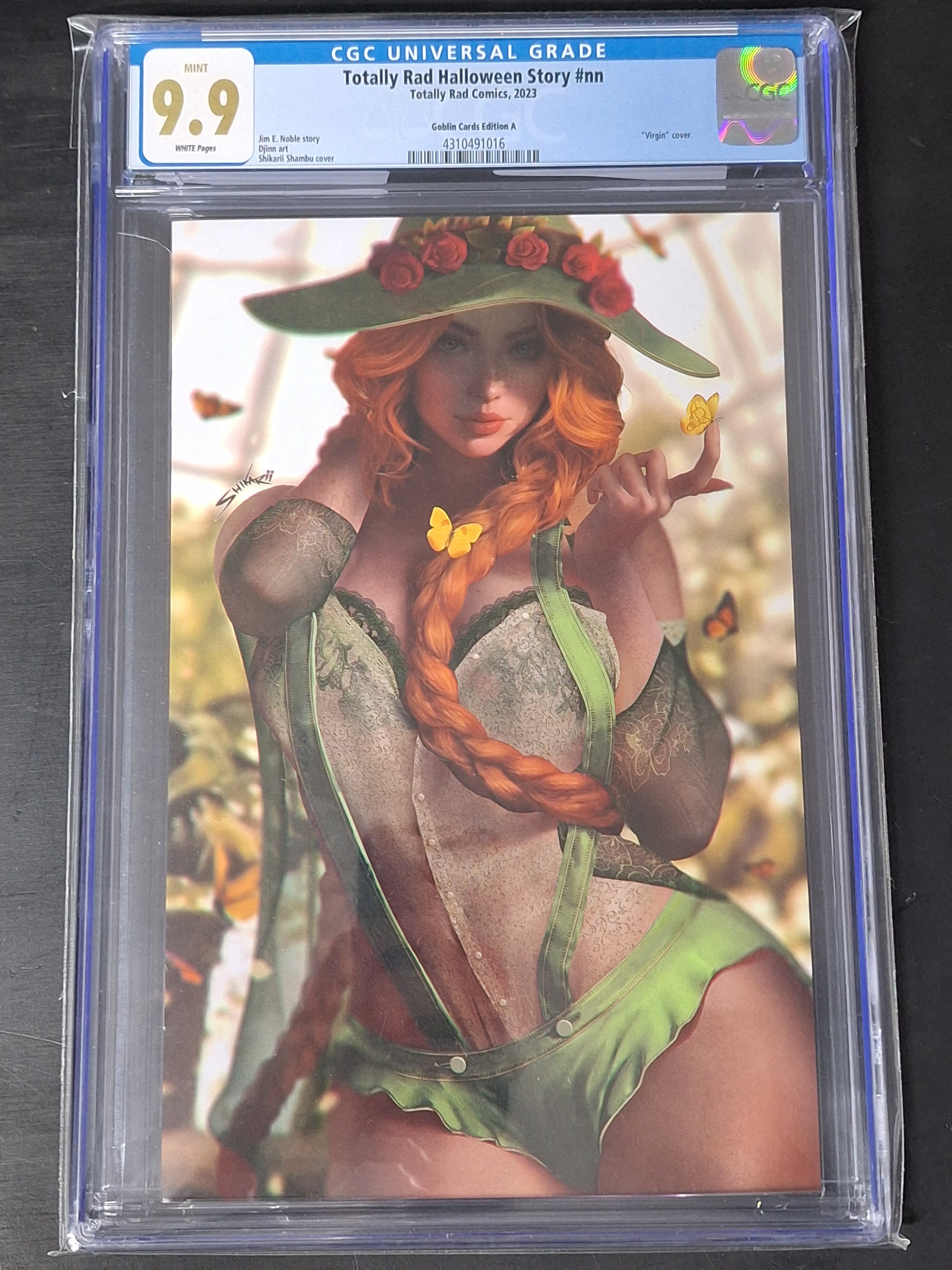 Totally Rad Halloween Story #nn Shikarii Virgin Poison Ivy Cosplay CGC 9.9 Mint