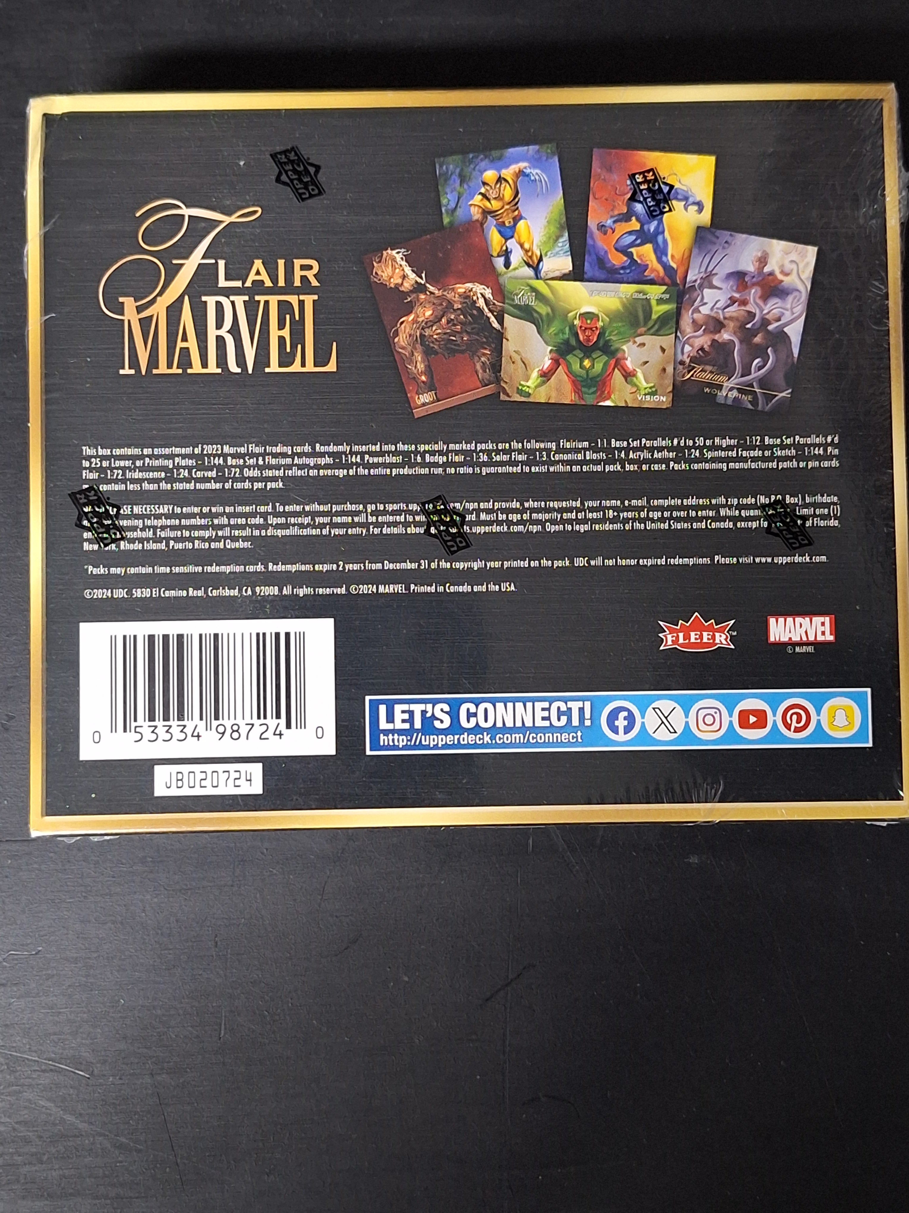 2023 Upper Deck Marvel Flair - Sealed Hobby Box