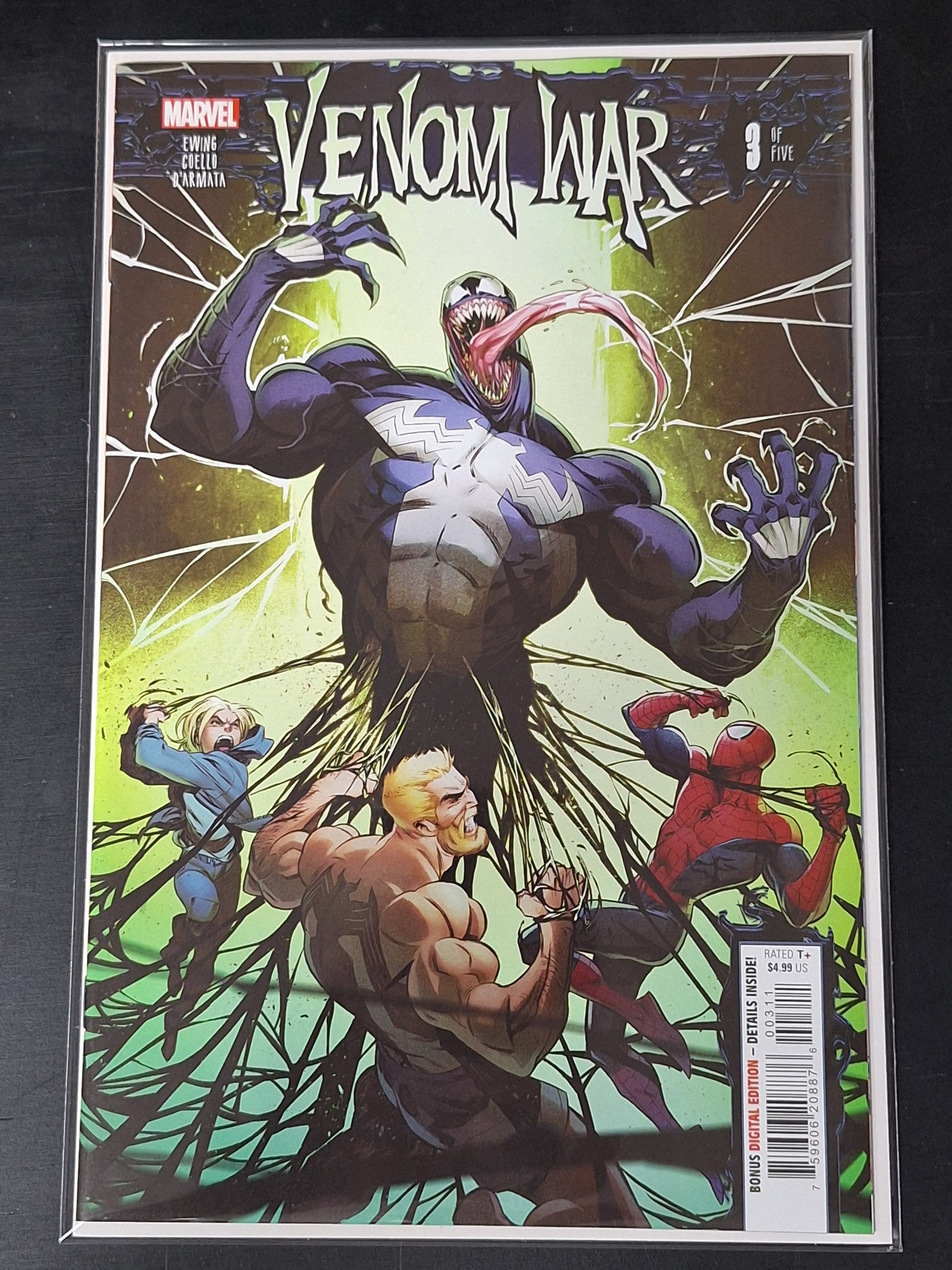 Venom War 3 Marvel 2024 Cover A
