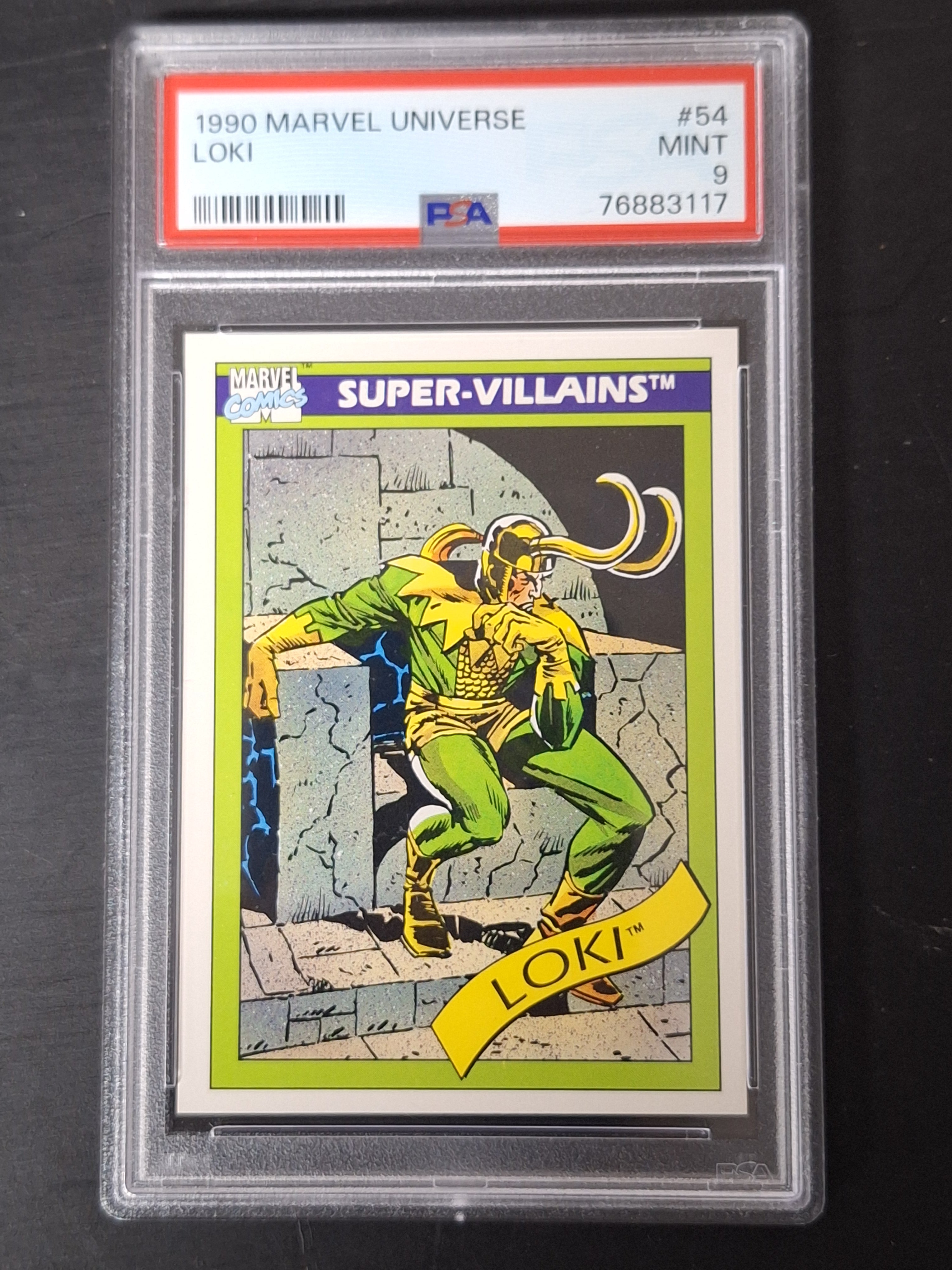 Marvel Universe 1990 Loki #54 PSA 9 Mint