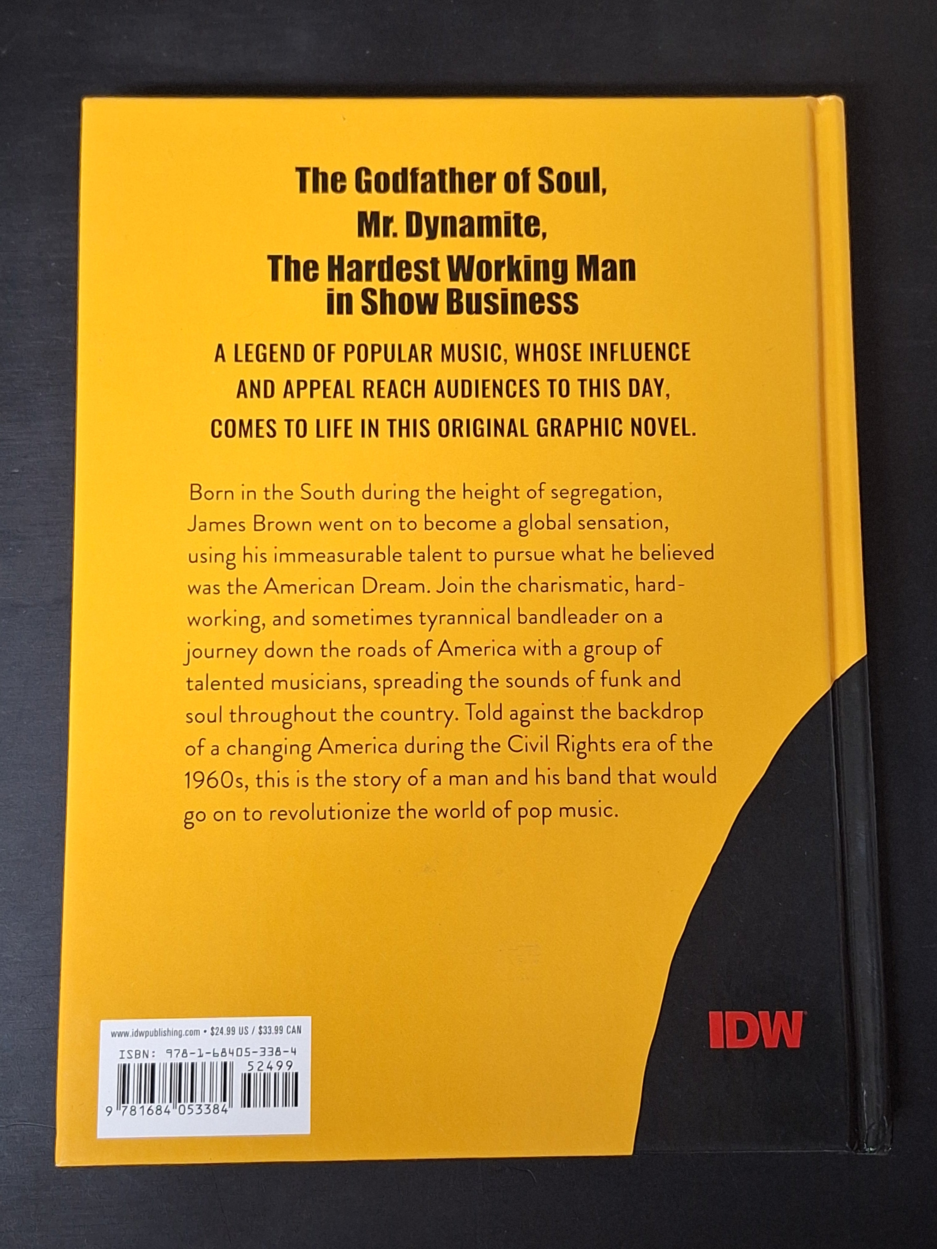 James Brown: Black And Proud IDW COMICS Hardcover