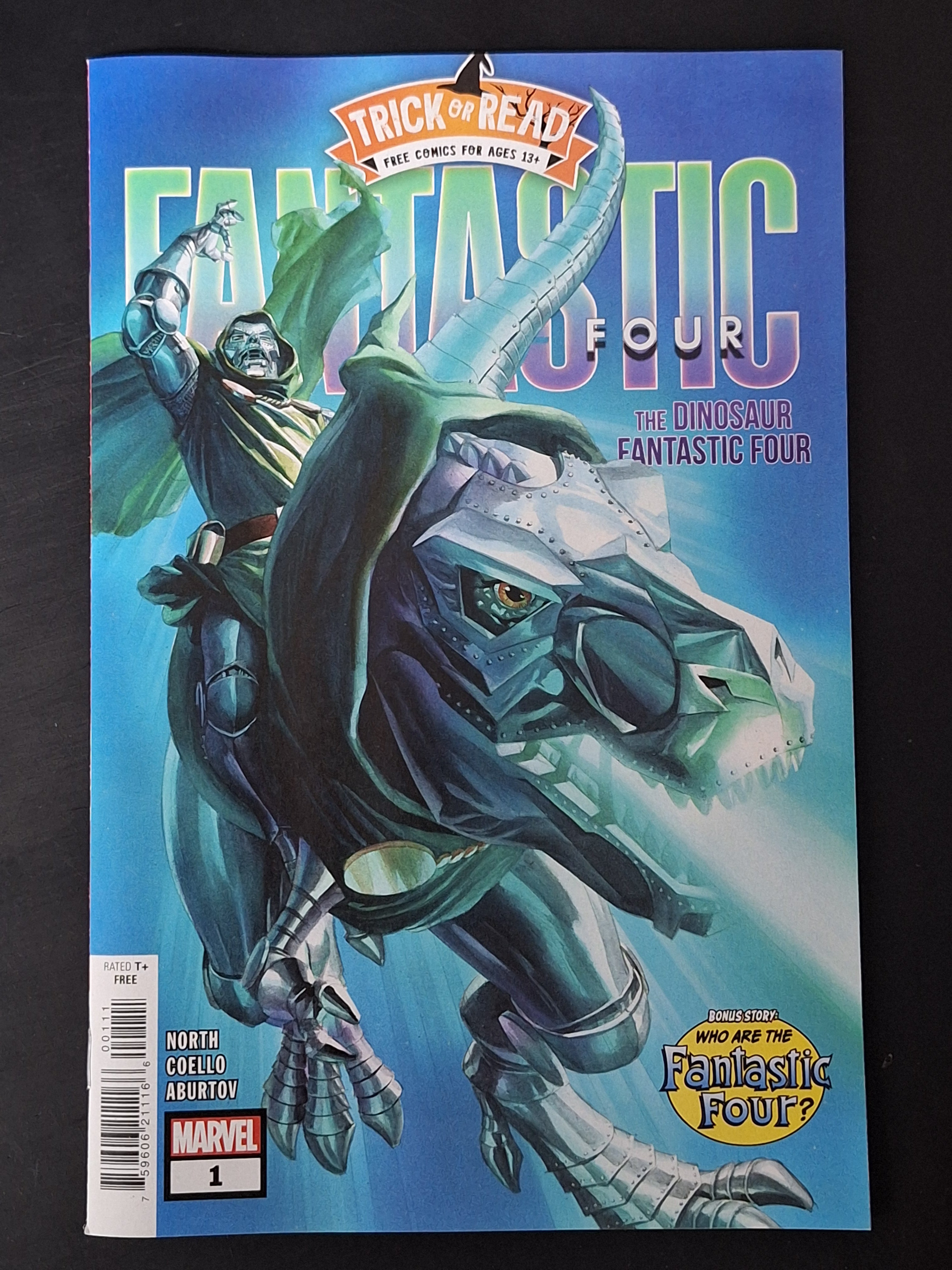 FANTASTIC FOUR: THE DINOSAUR FANTASTIC FOUR #1 HALLOWEEN TRICK-OR-READ 2024