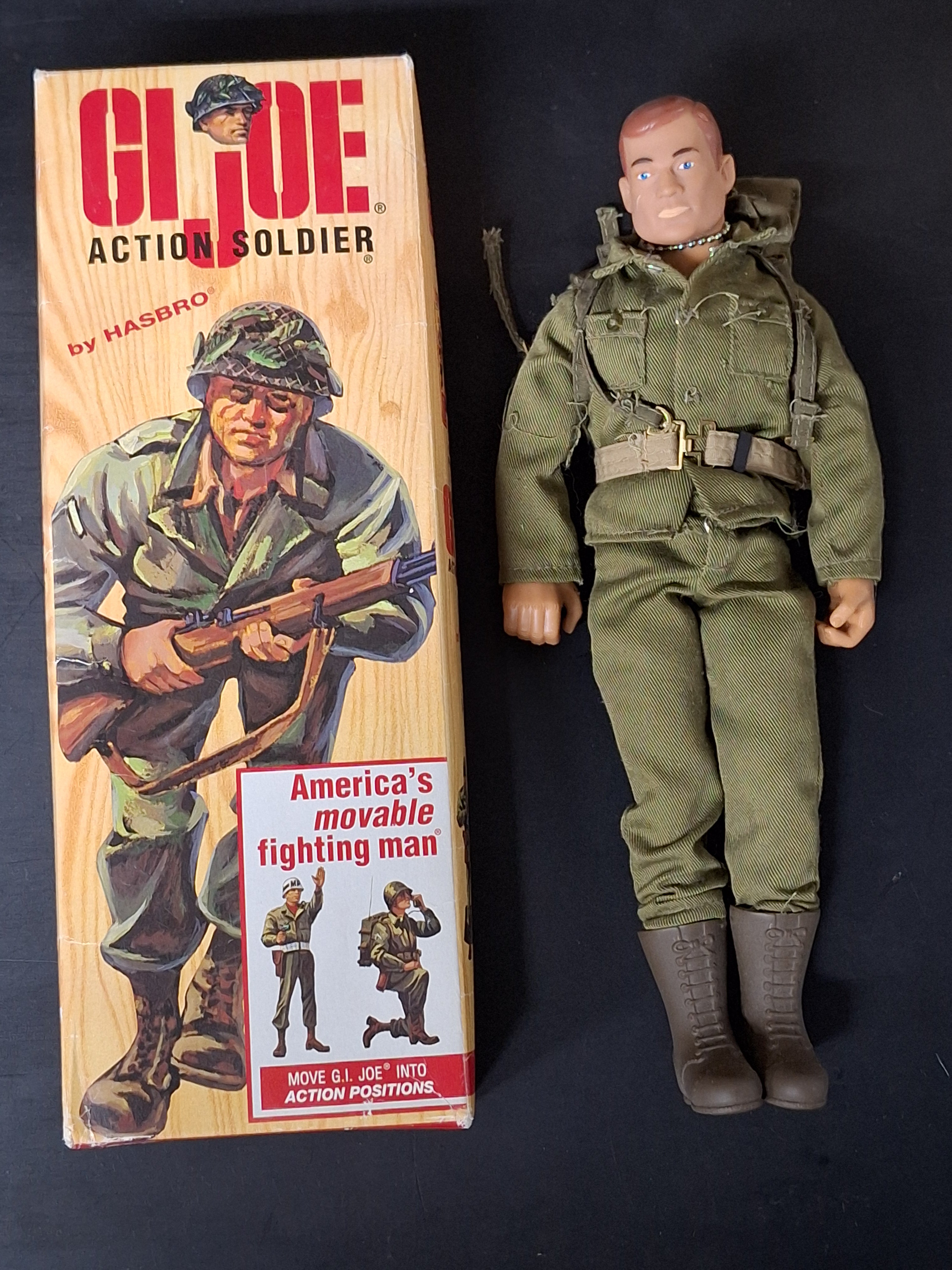 Vintage 1993 Hasbro GI Joe Action Soldier Movable Fighting Man