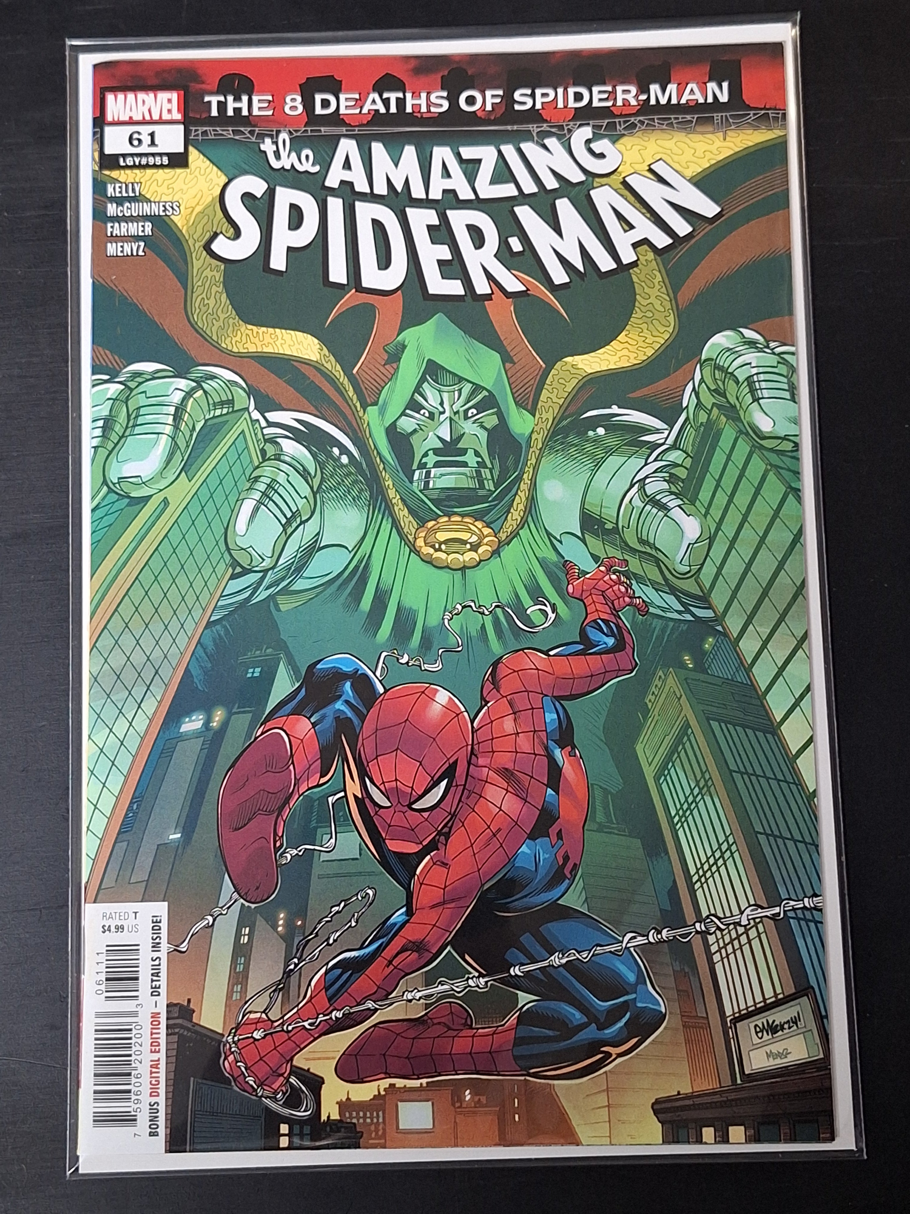 Amazing Spider-Man 61 Marvel 2024 Cover A The 8 Deaths of Spider-Man