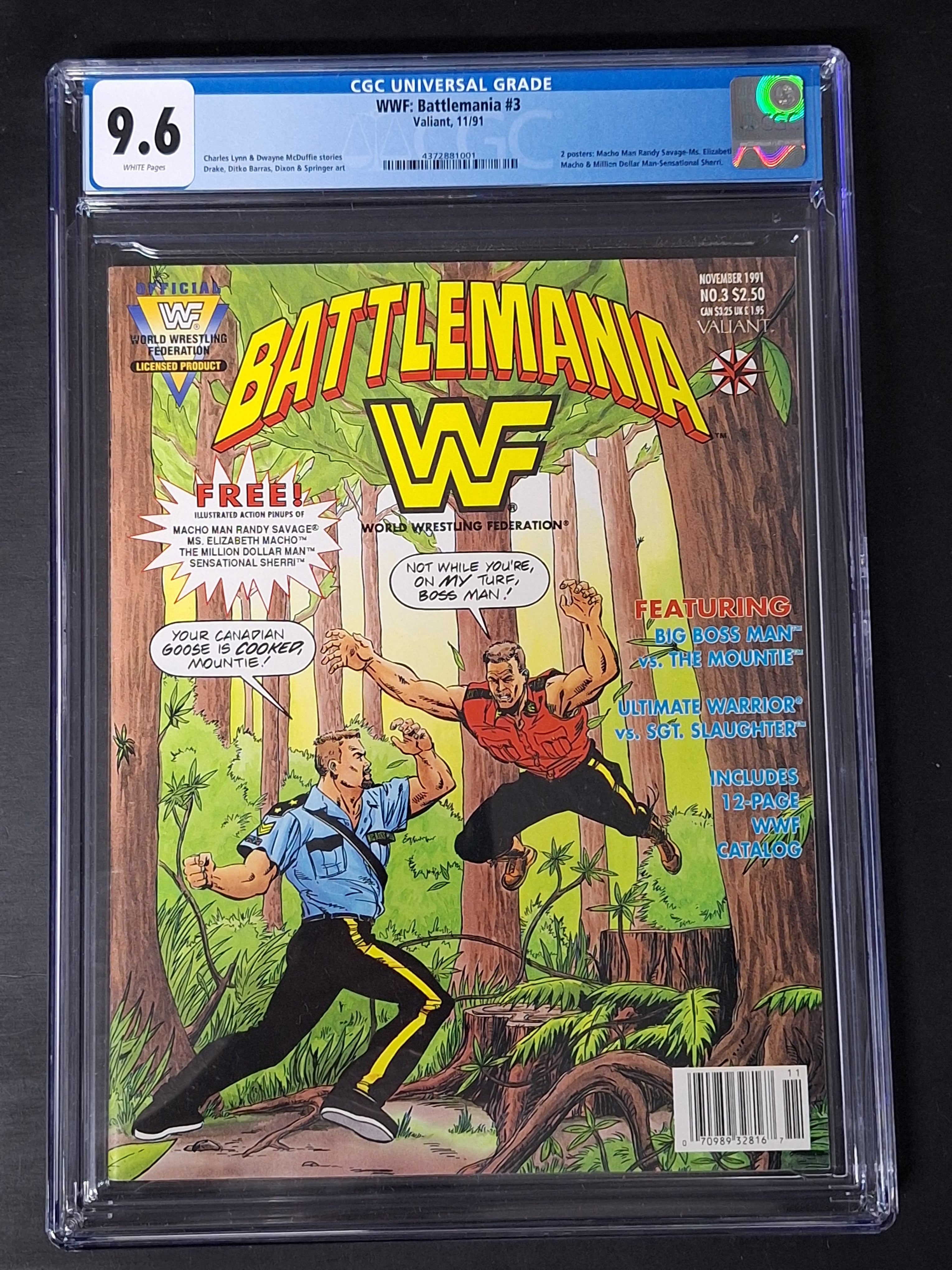 WWF: Battlemania 3 Valiant 1991 CGC 9.6