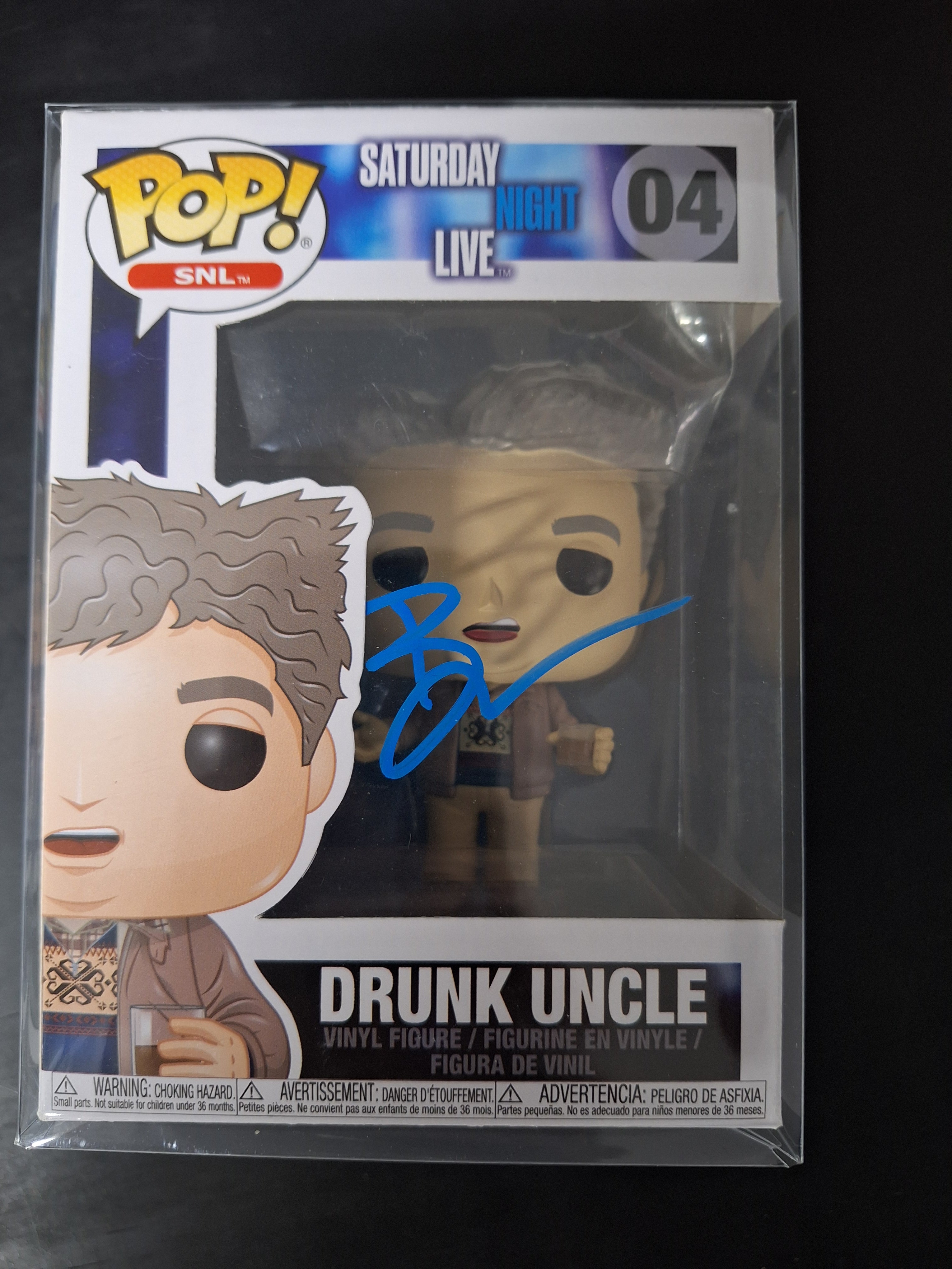 Funko POP! - Drunk Uncle #04 - Autographed Bobby Moynihan - Beckett Auto