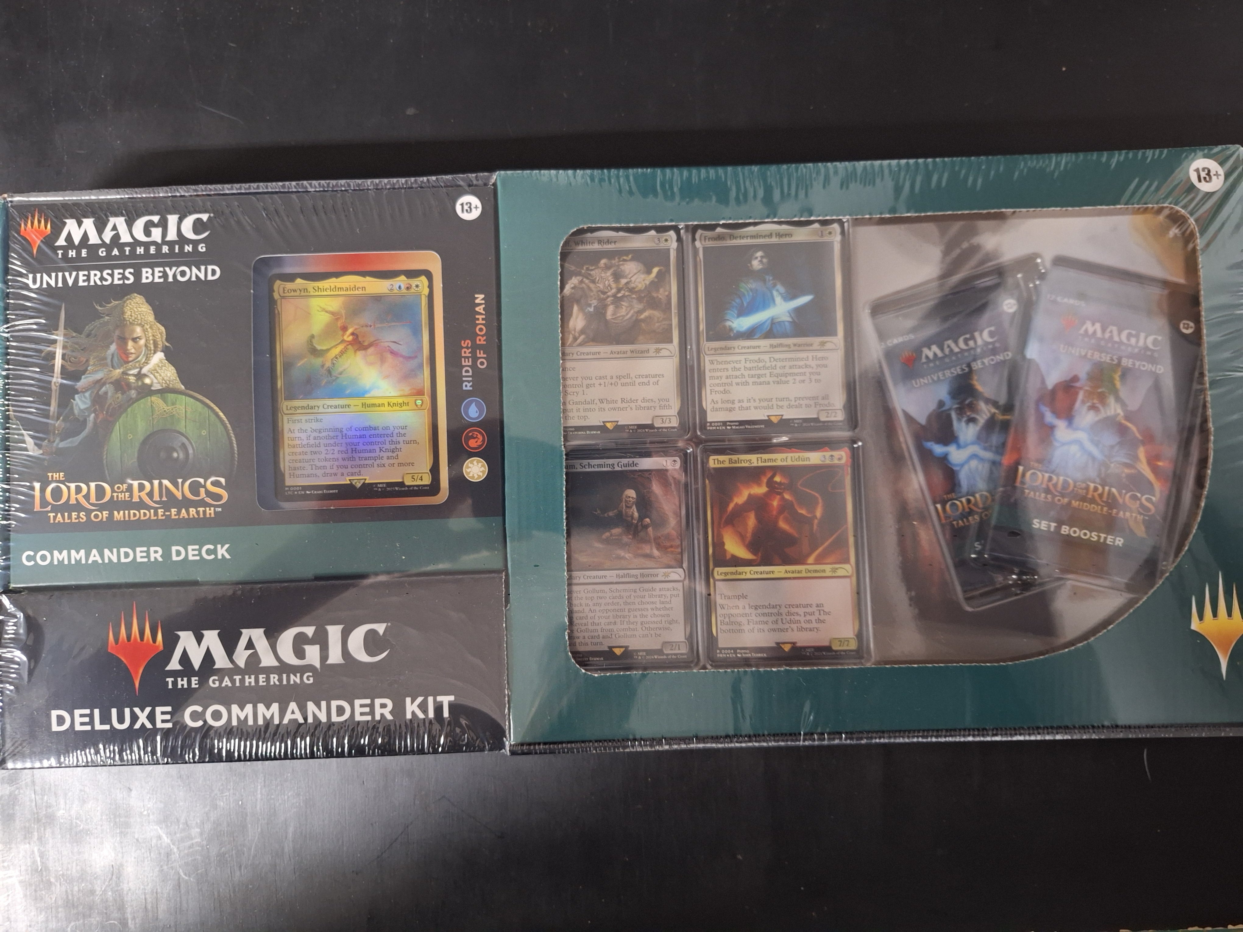 Magic The Gathering - Deluxe Commander Kit - Lord Of The Rings - Riders Of Rohan