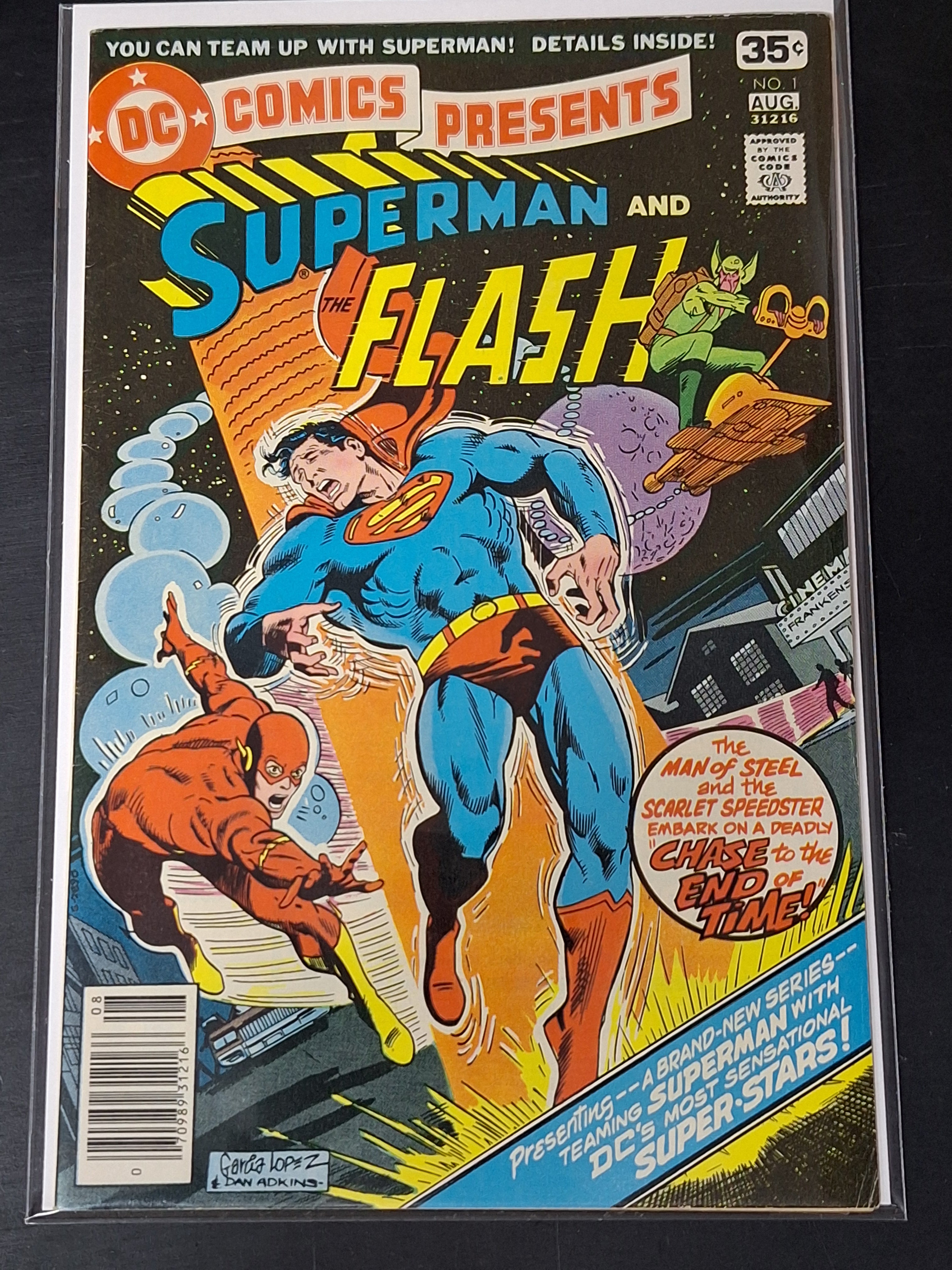 DC Comics Presents 1 DC 1978 Superman vs Flash Race