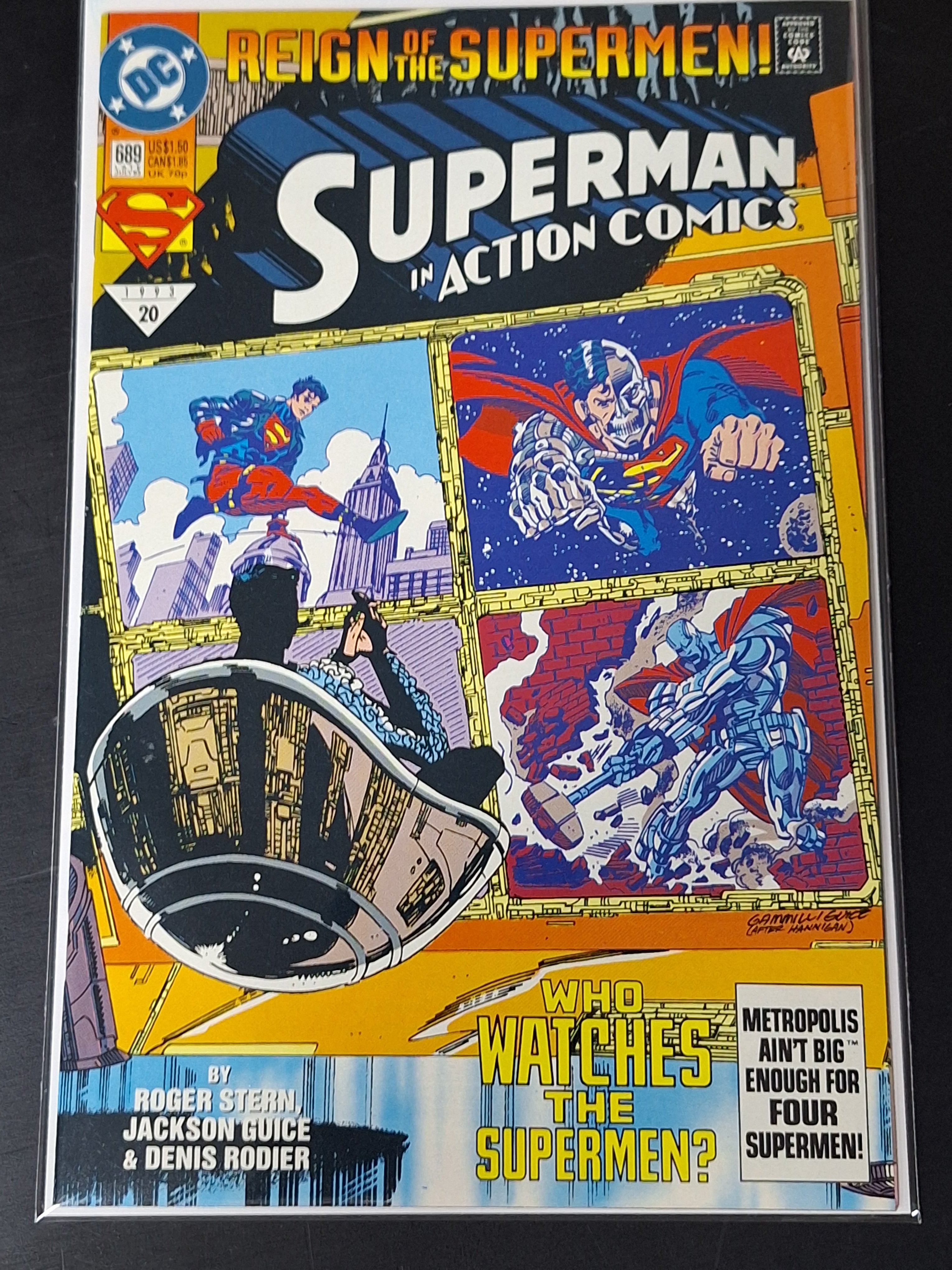 Action Comics 689 DC 1993 Who Watches The Supermen?