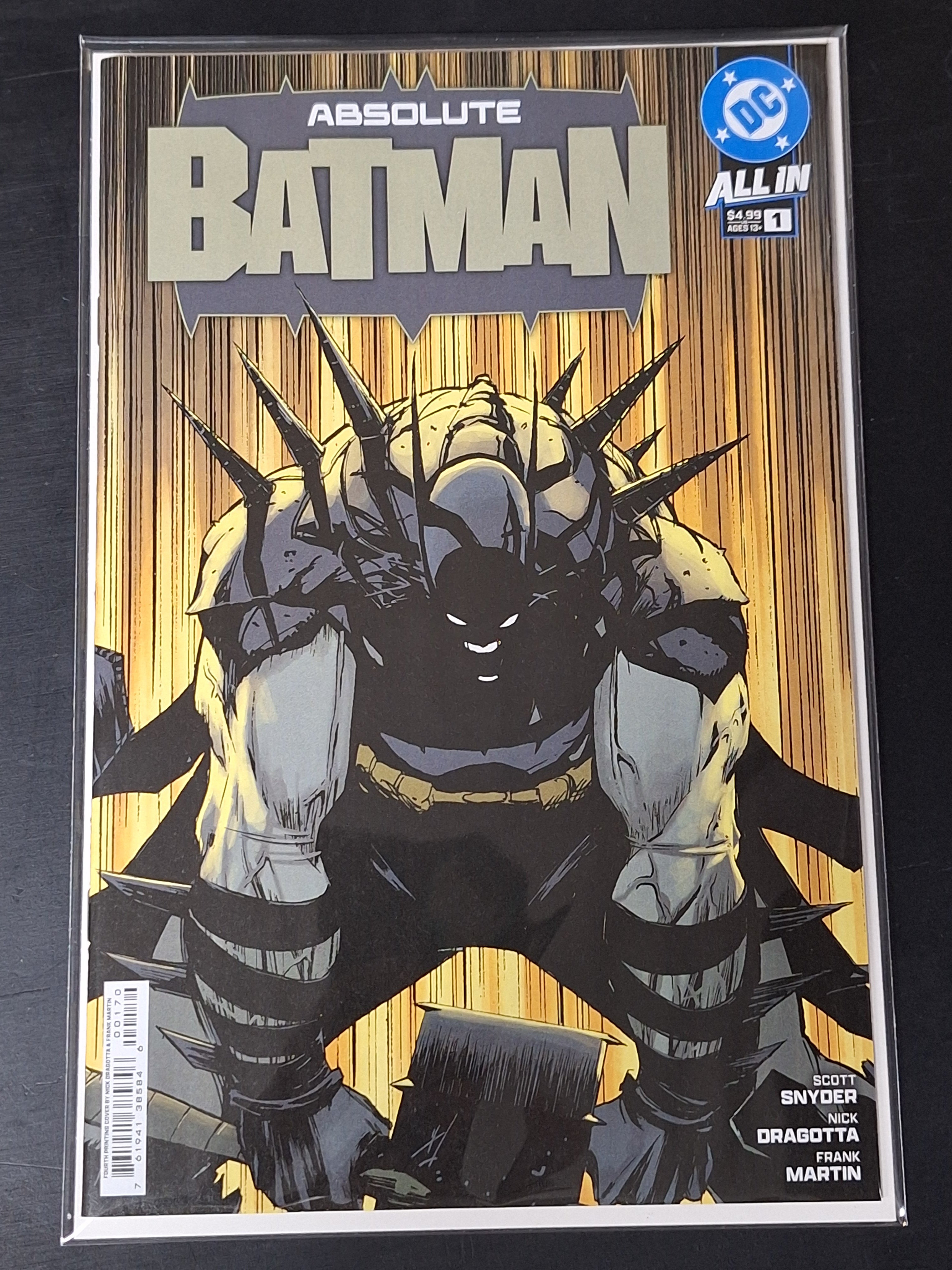 Absolute Batman 1 DC 2024 Fourth Printing