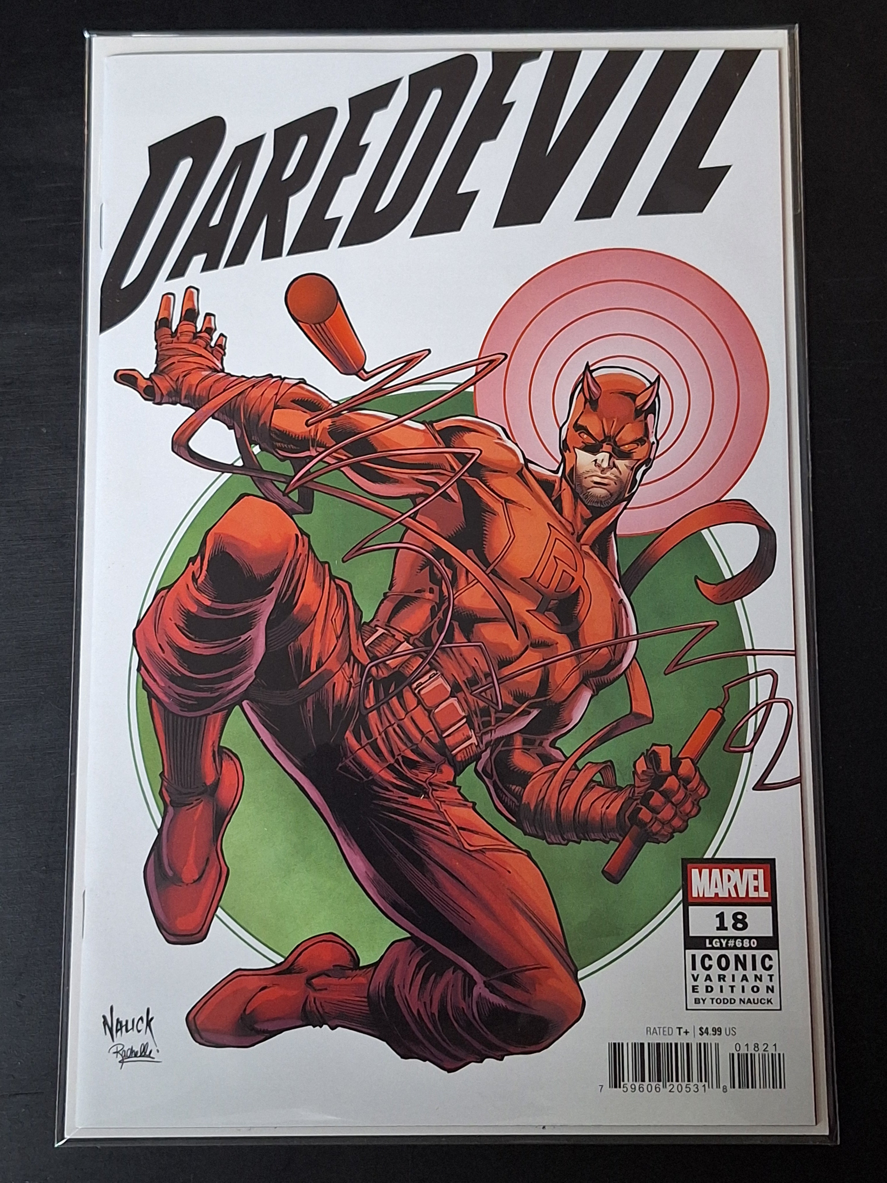 Daredevil 18 Marvel 2025 Todd Nauck Iconic Variant