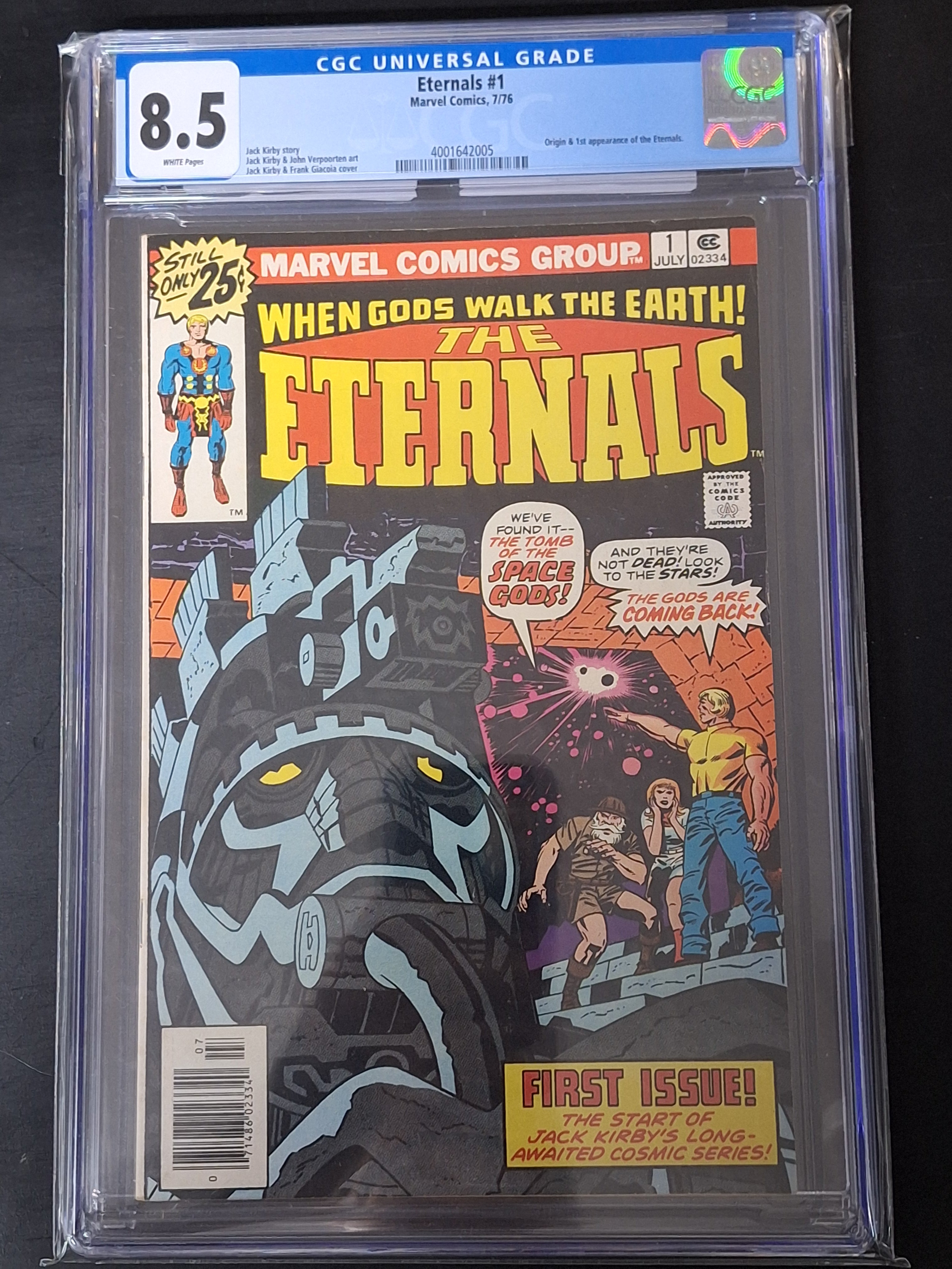 Eternals 1 Marvel 1976 Origin & 1st App of The Eternals CGC 8.5