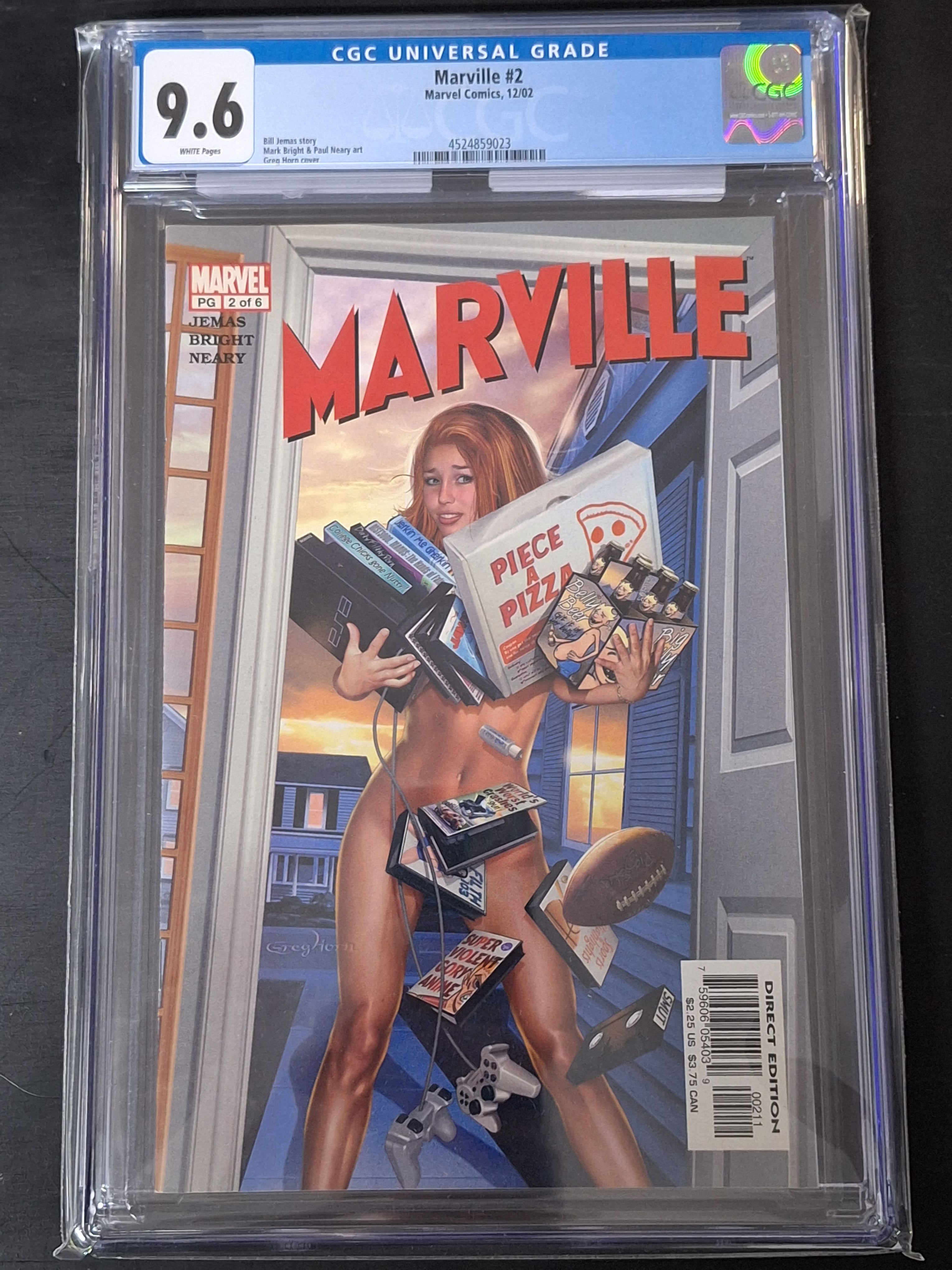 Marville 2 Marvel 2002 Greg Horn Cover CGC 9.6