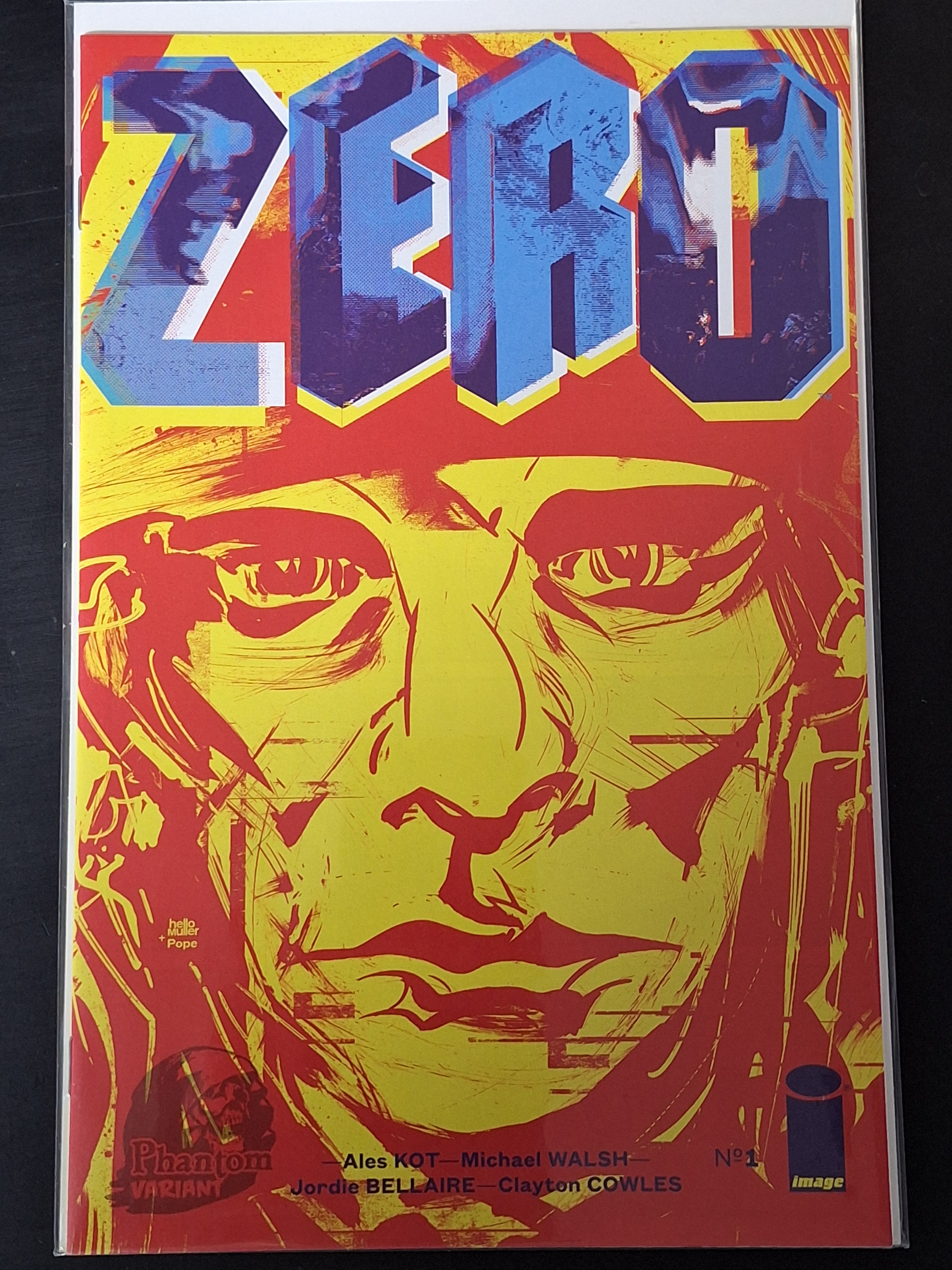Zero 1 Image Comics 2013 Paul Pope Phantom Variant Cover