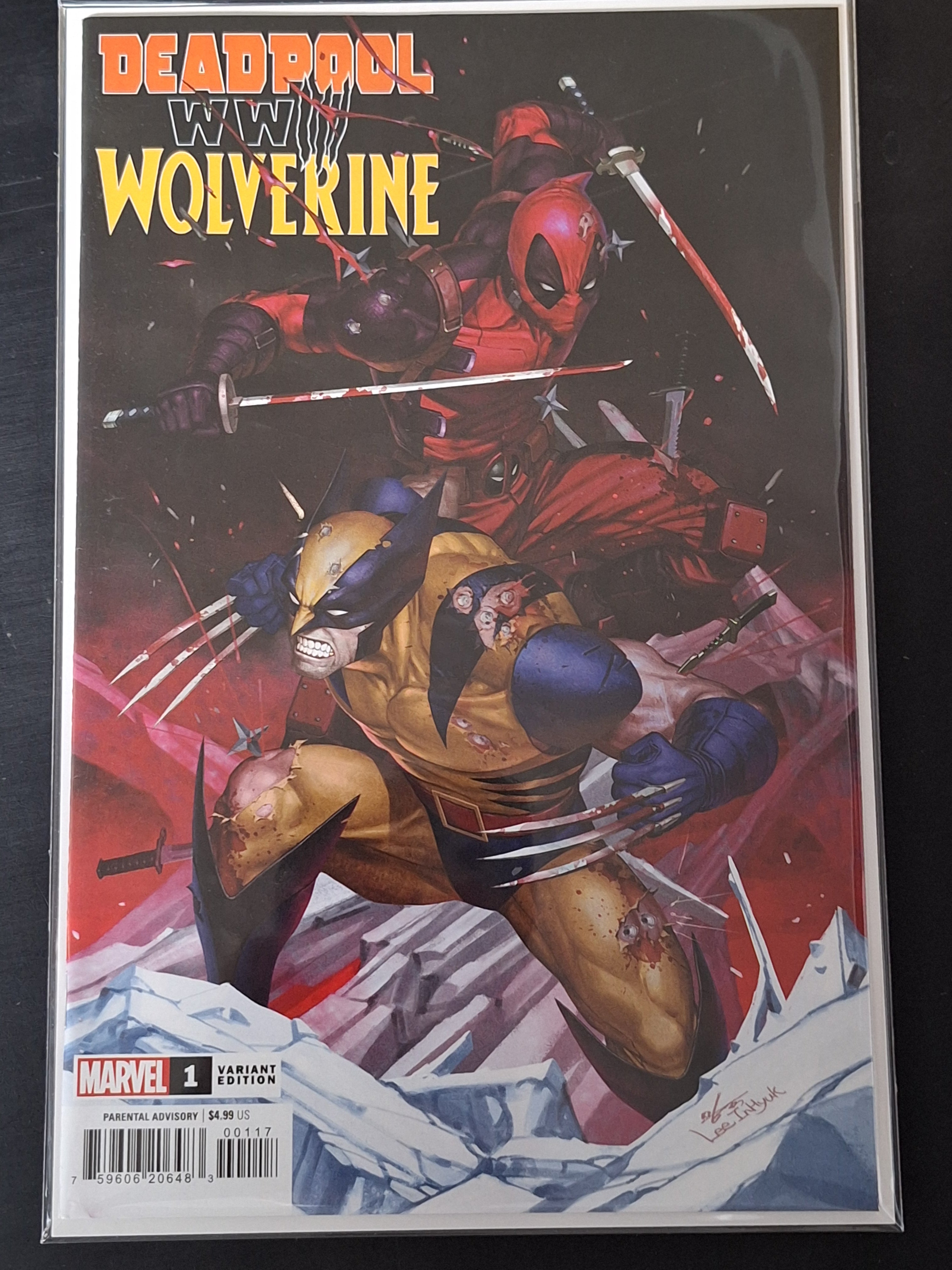 Deadpool Wolverine WWIII 1 Marvel 2024 Inhyuk Lee 1:25 Variant