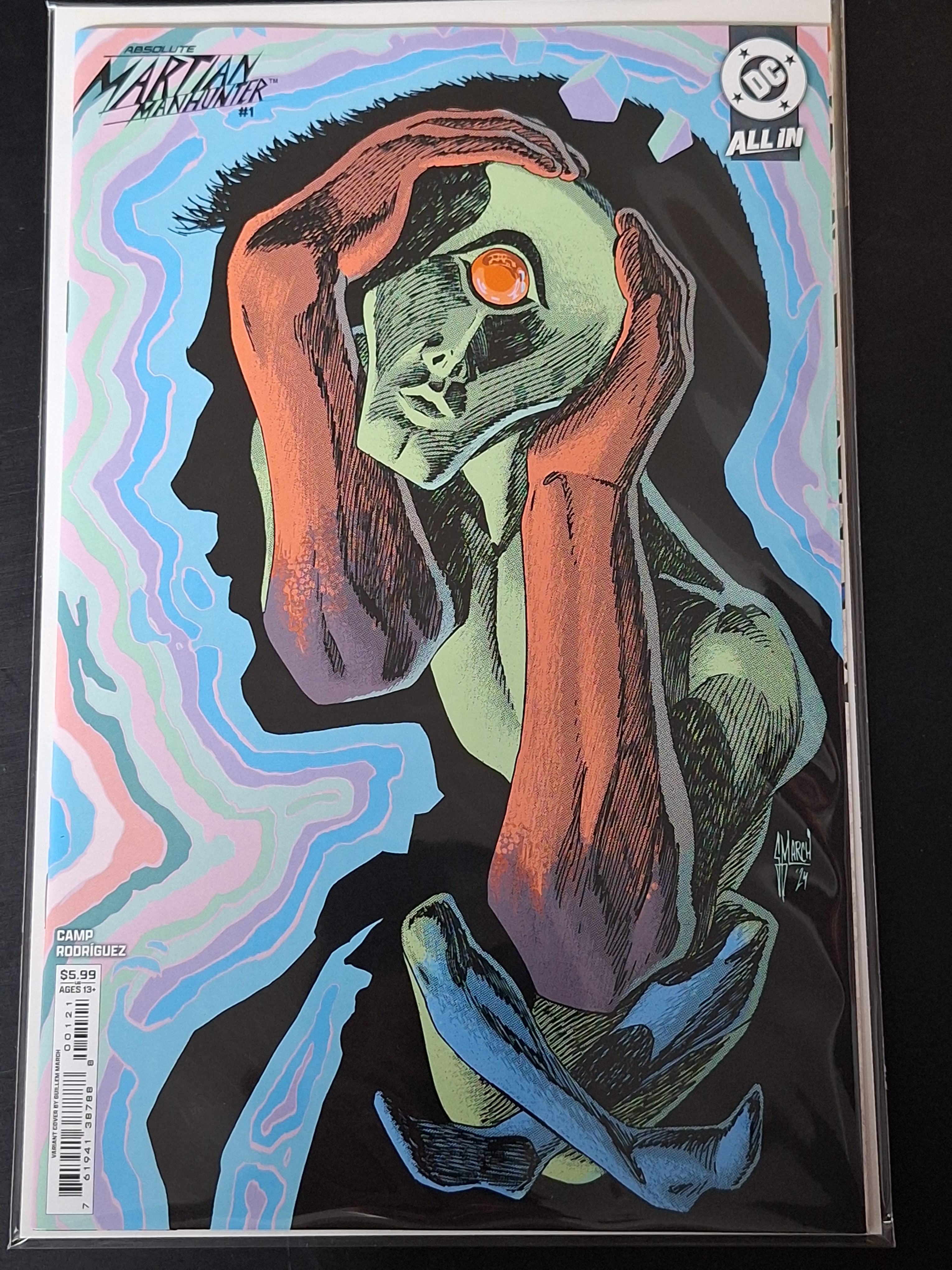 Absolute Martian Manhunter 1 DC 2025 Guillem March Variant