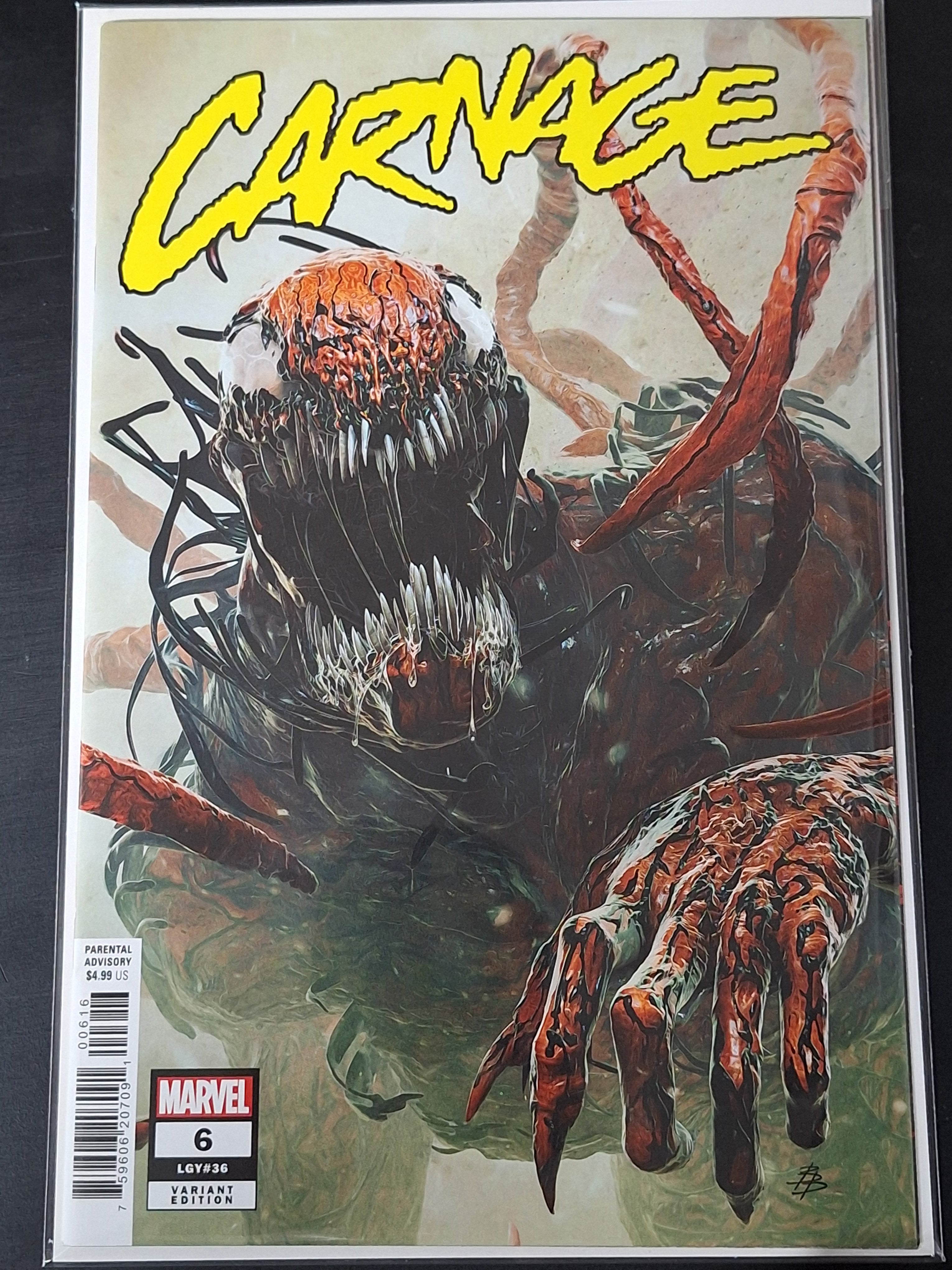 Carnage 6 Marvel 2024 Bjorn Barends 1:25 Variant