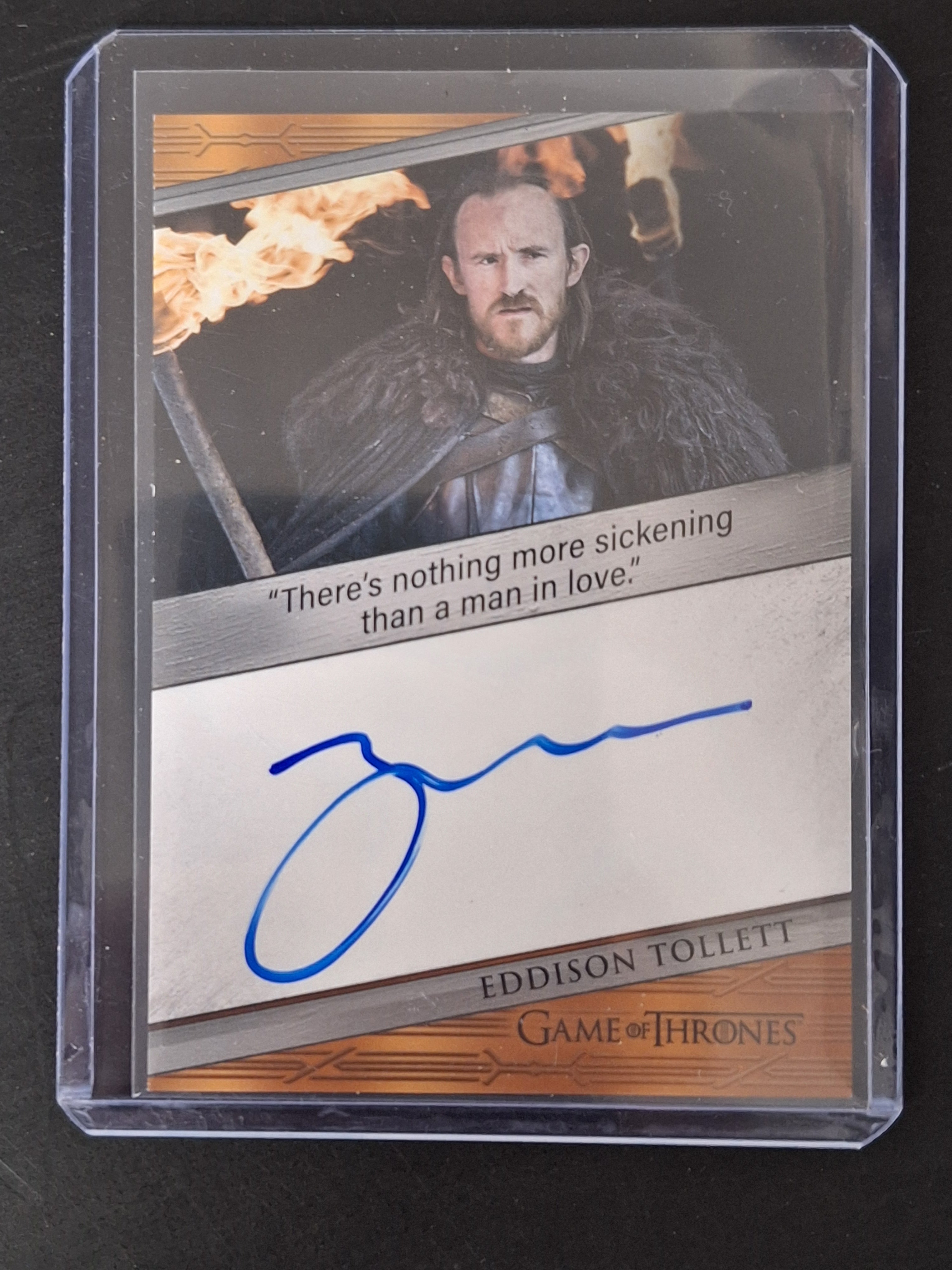 2023 Game of Thrones Art & Images Eddison Tollett Auto Ben Crompton