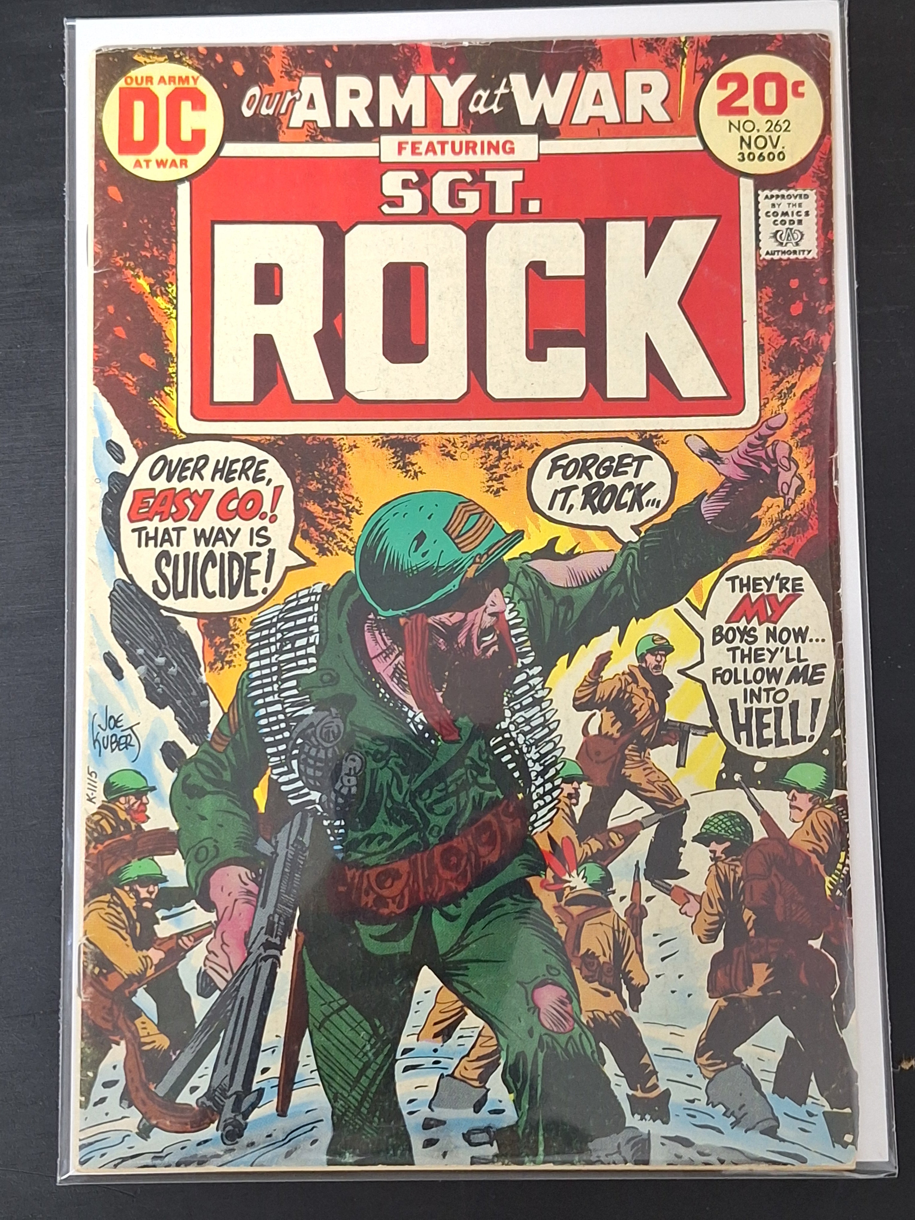 Our Army At War 262 DC 1973 Sgt. Rock