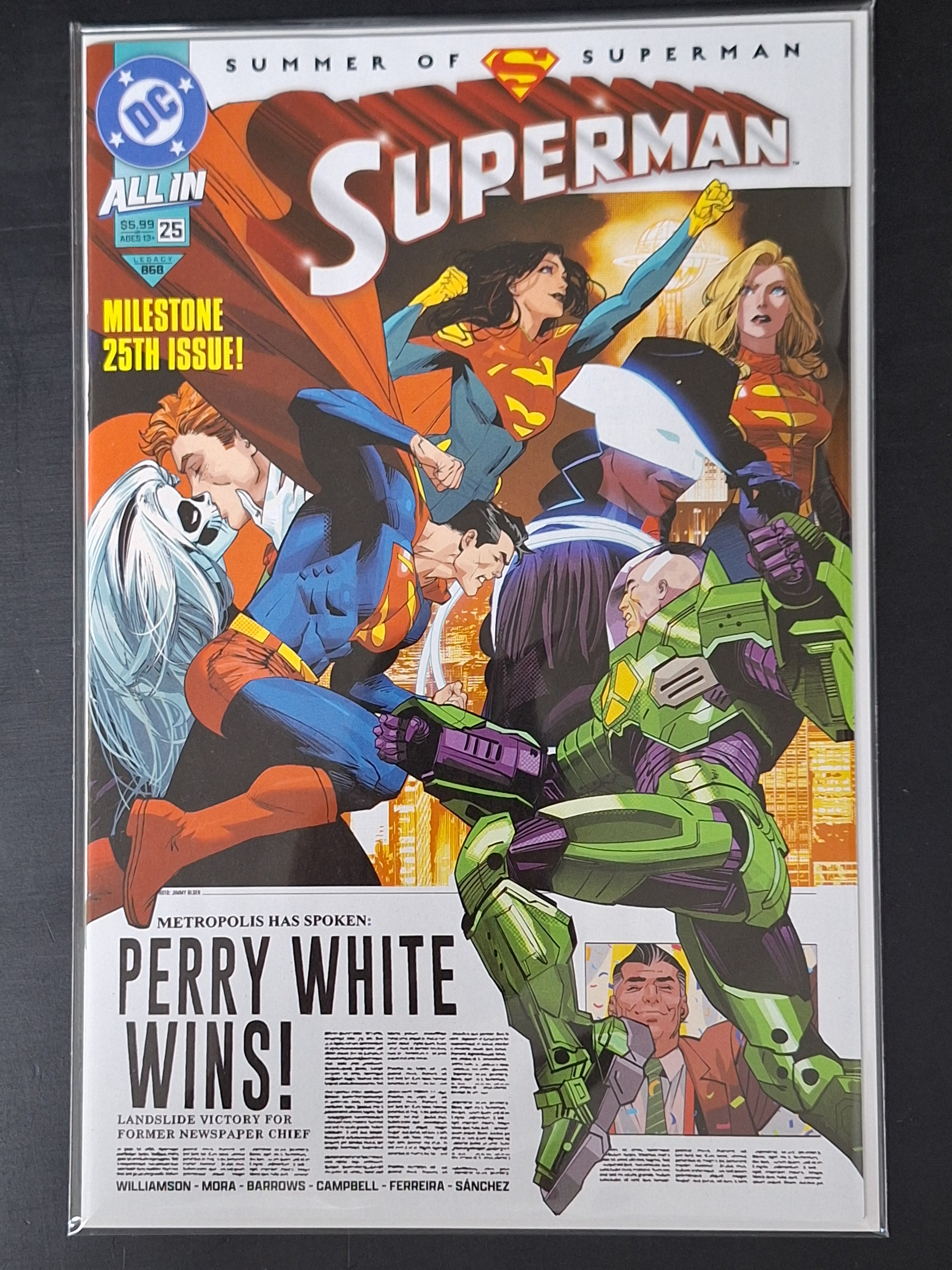 Superman 25 Marvel 2025 Cover A