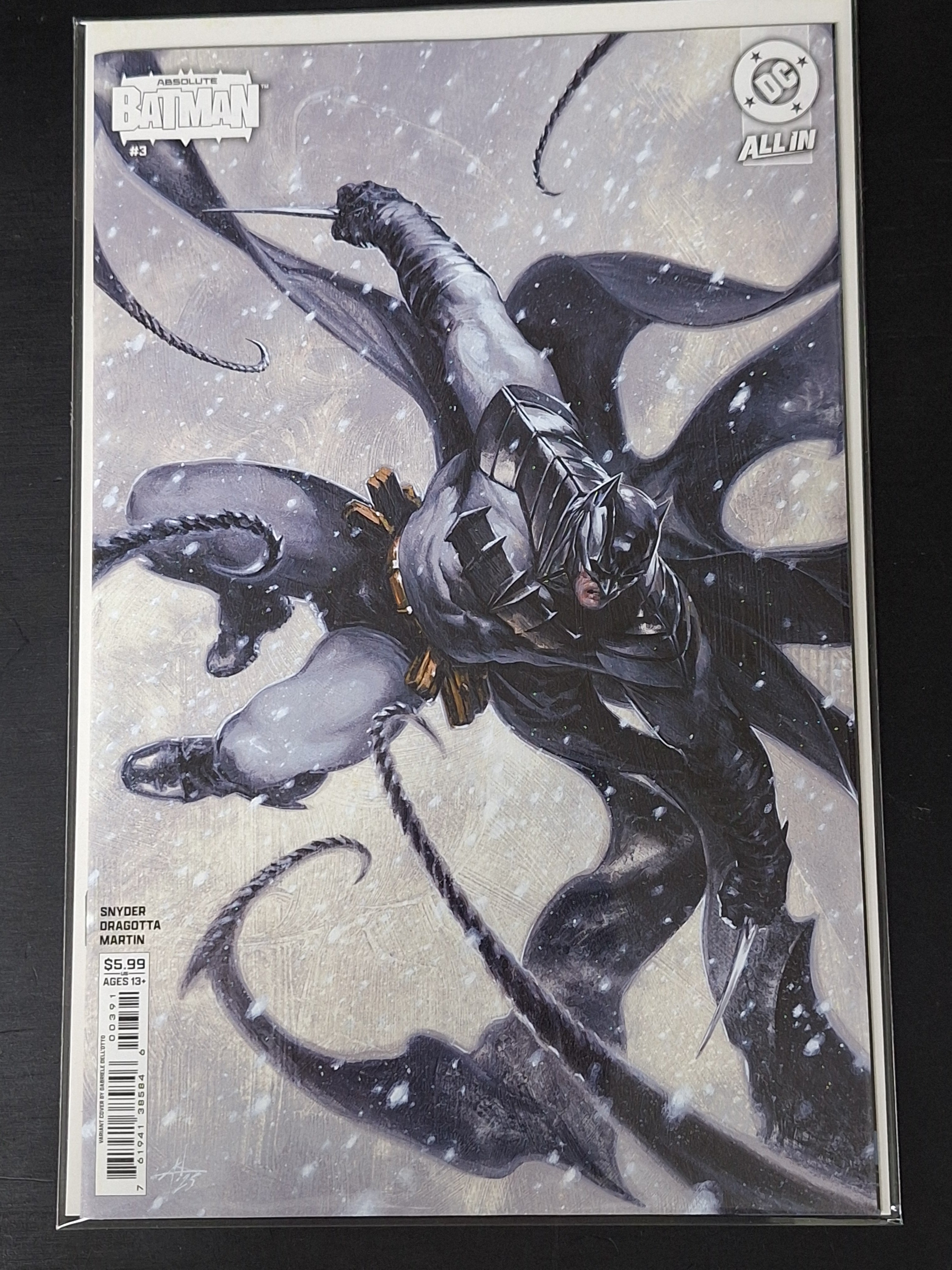 Absolute Batman 3 DC 2025 Third Printing Dell Otto Variant