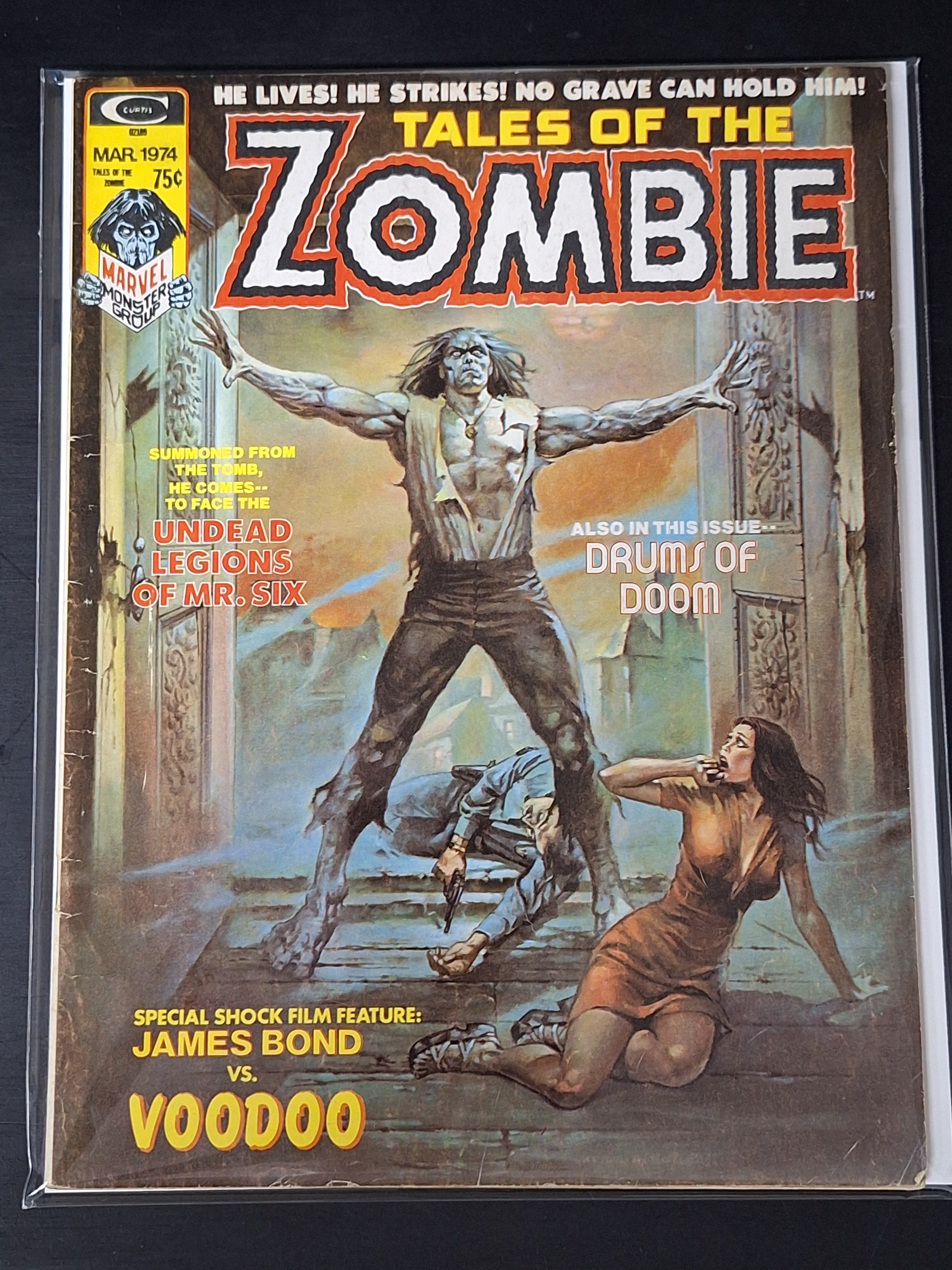 Tales Of The Zombie #1 Curtis 1974 Vol.2 Boris Vallejo Cover