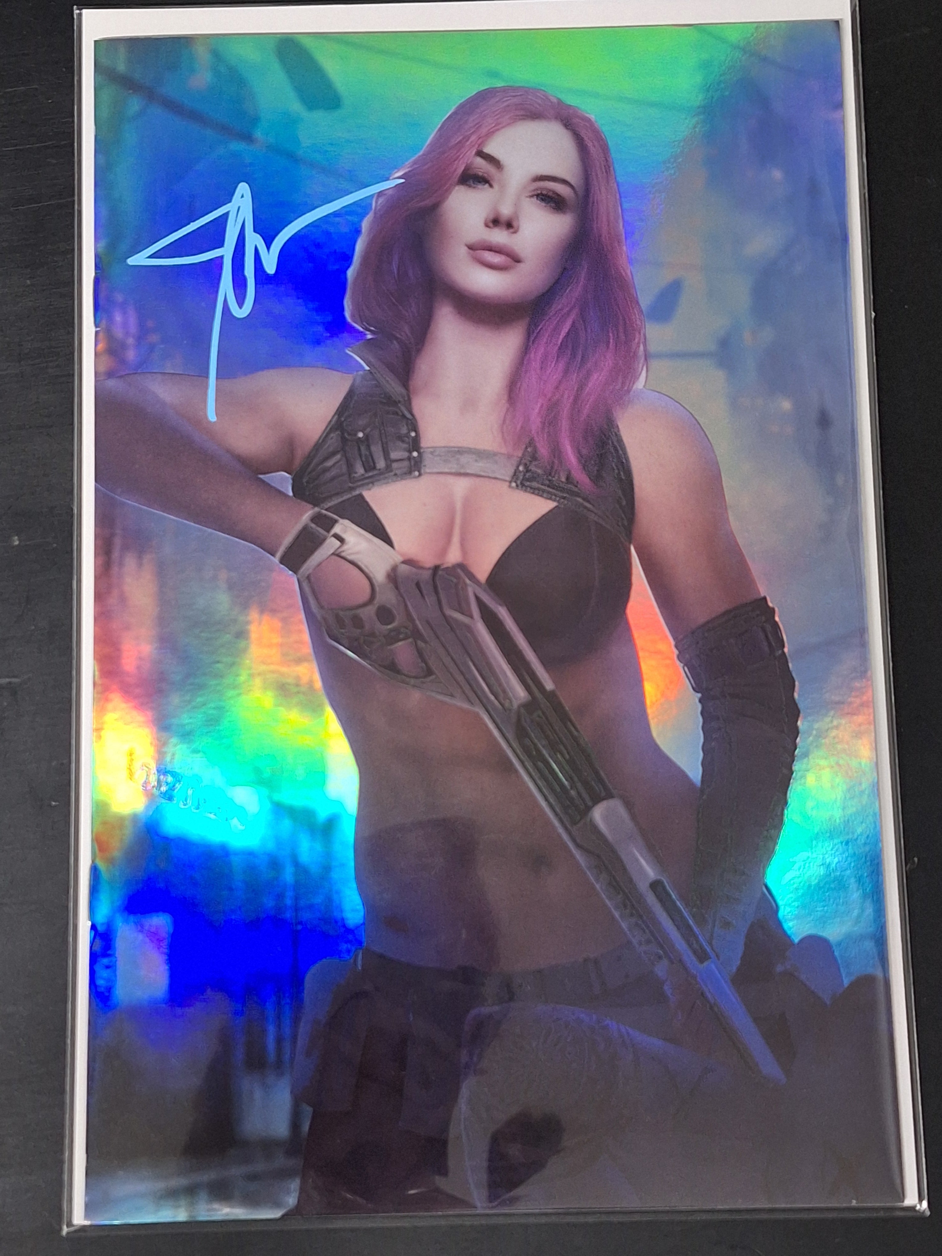 Ascencia 6 2021 Wake Entertainment Exclusive Hair Down Virgin Foil Signed COA