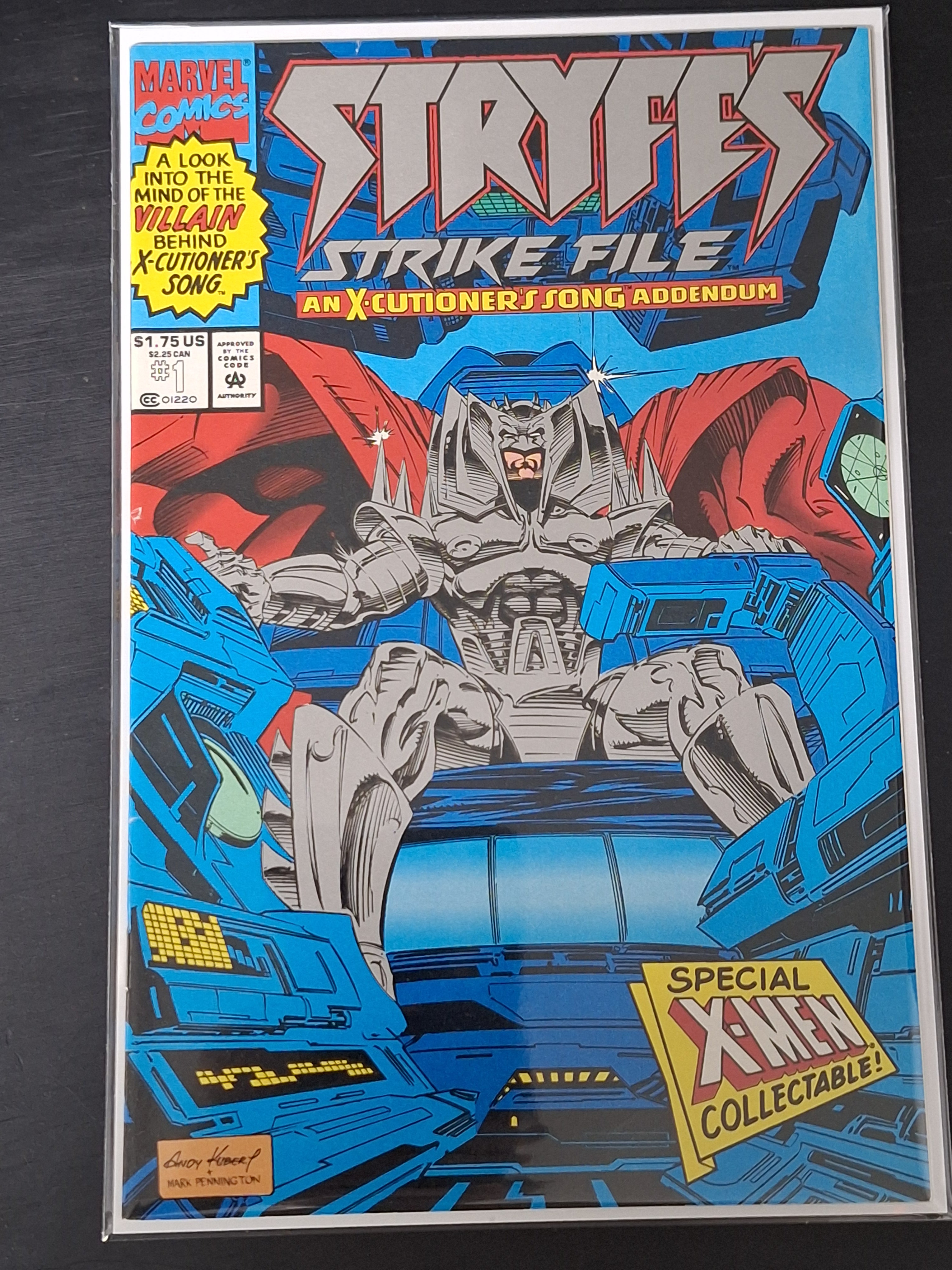 Stryfe's Strike File 1 Marvel 1992 Newsstand