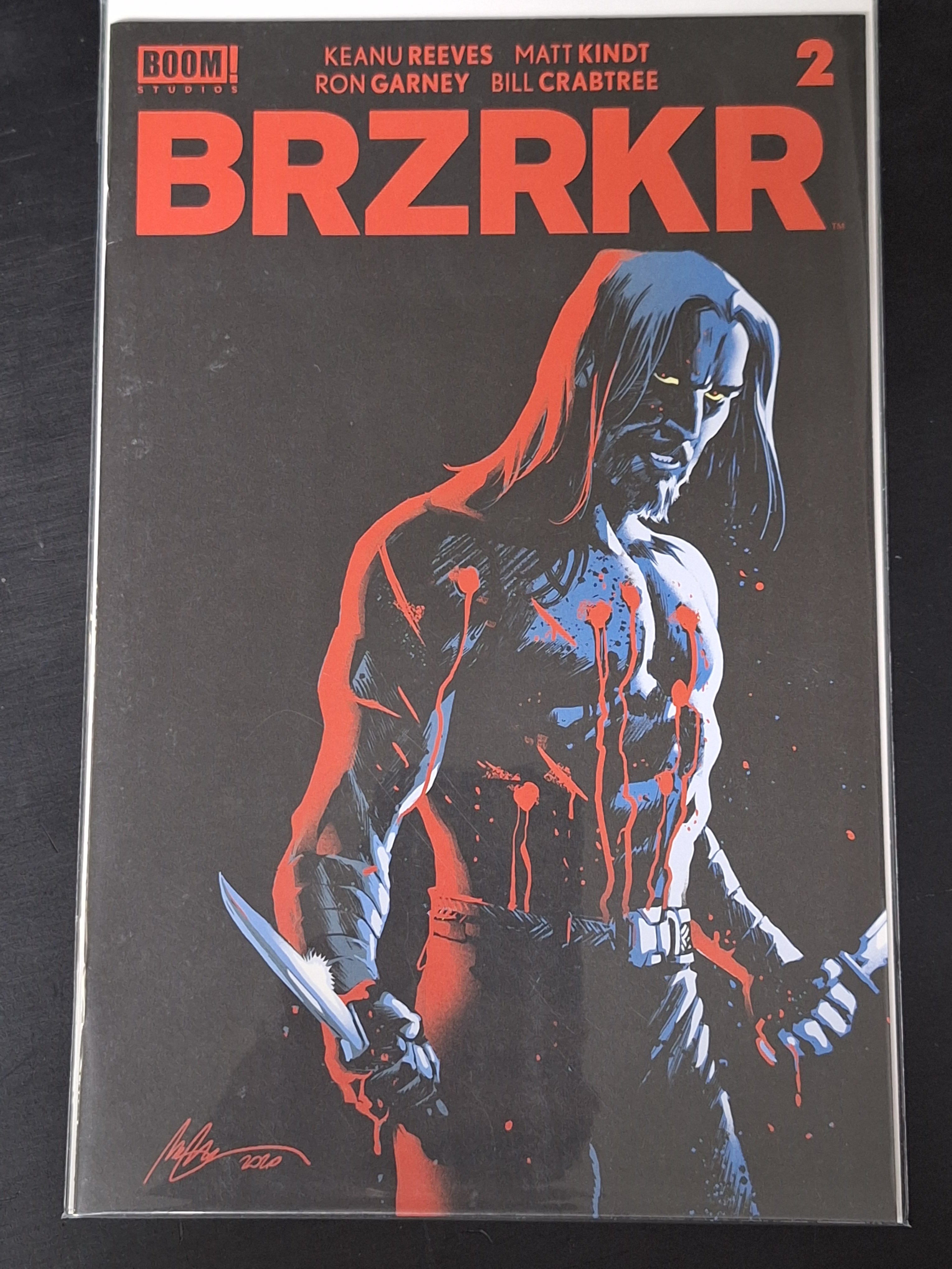 BRZRKR 2 Boom Studios 2021 Cover B 1st Printing