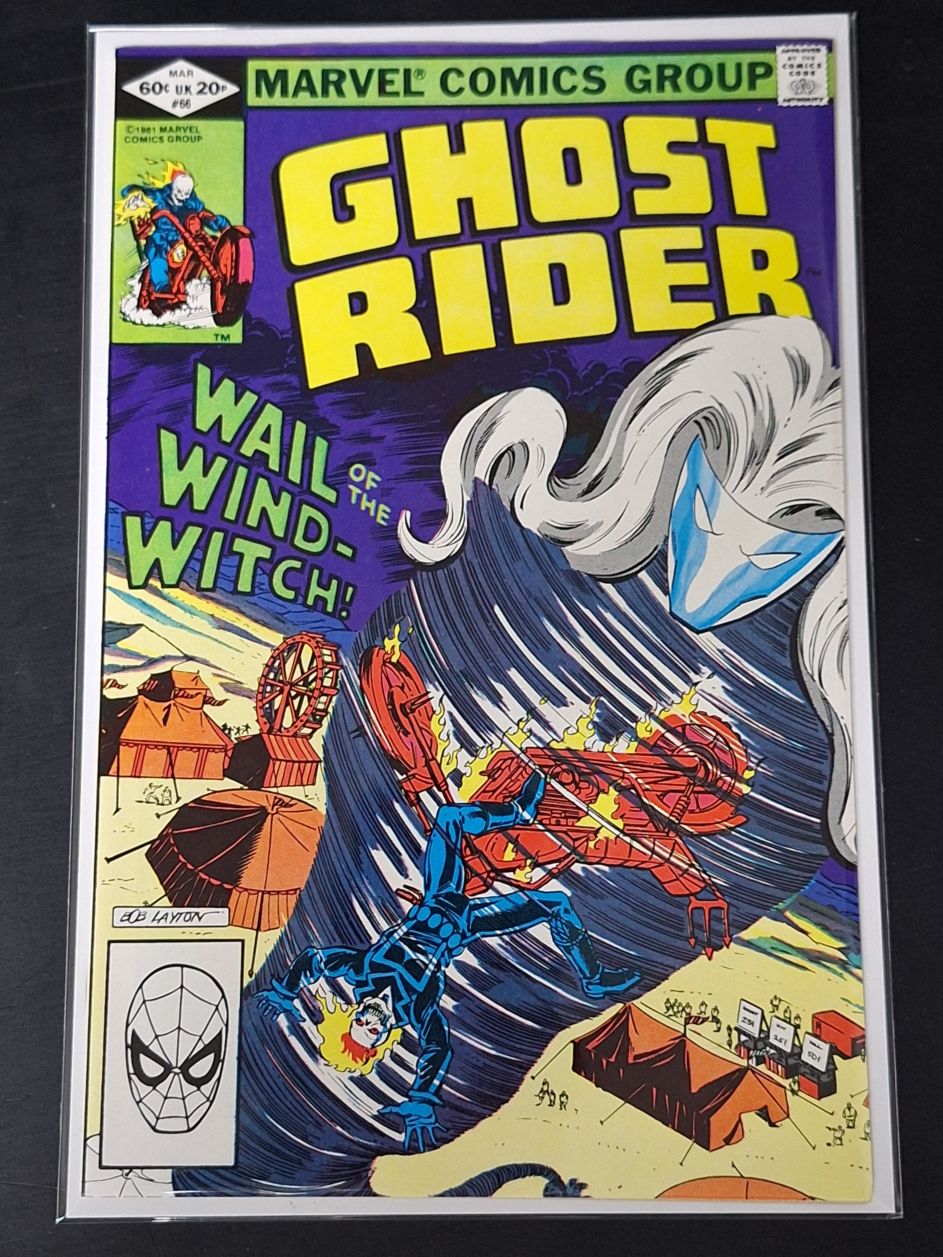 Ghost Rider 66 Marvel 1981 1st Wind-Witch