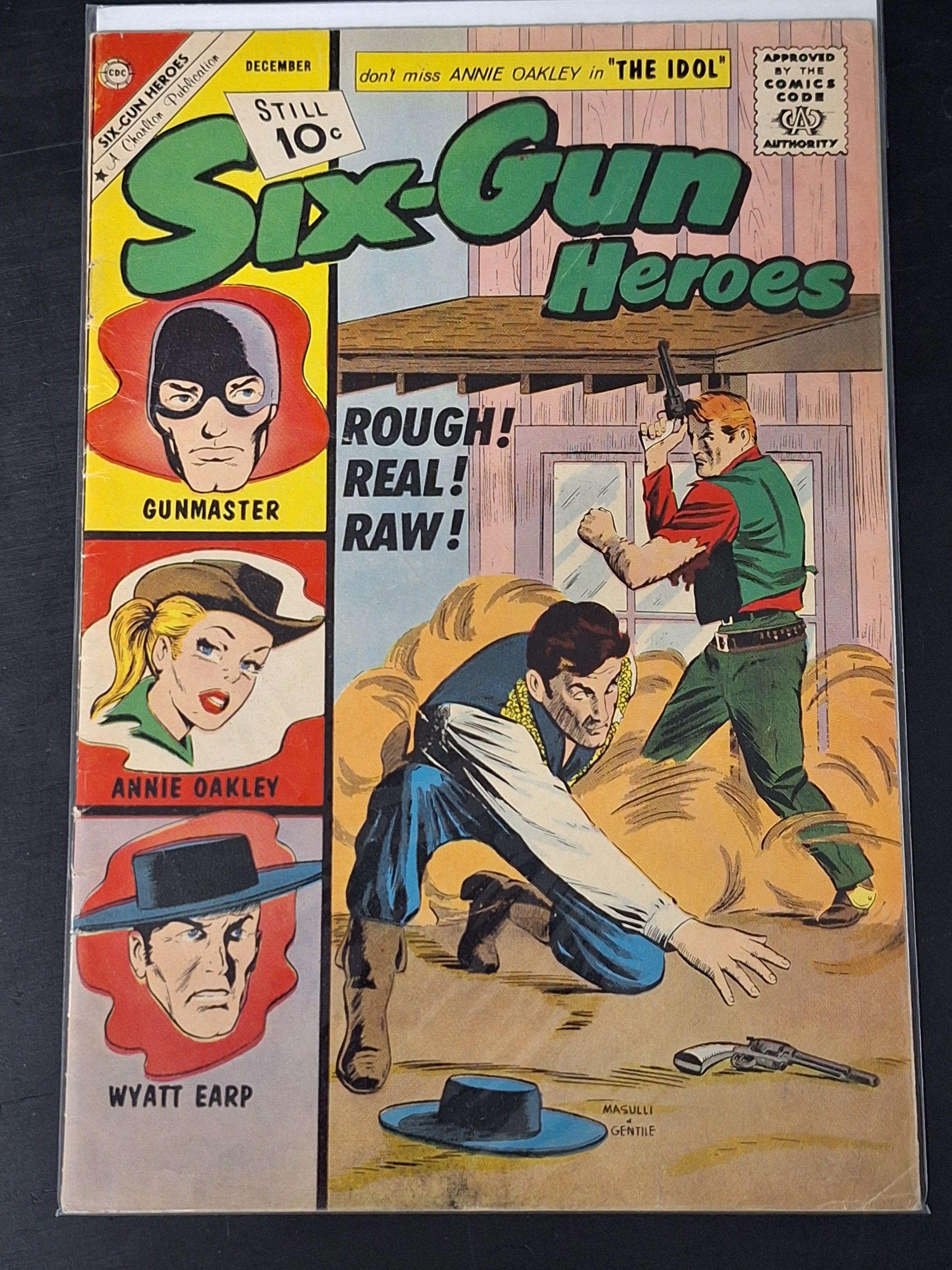 Six-Gun Heroes 66 CDC 1961 Wyatt Earp 10 Cent