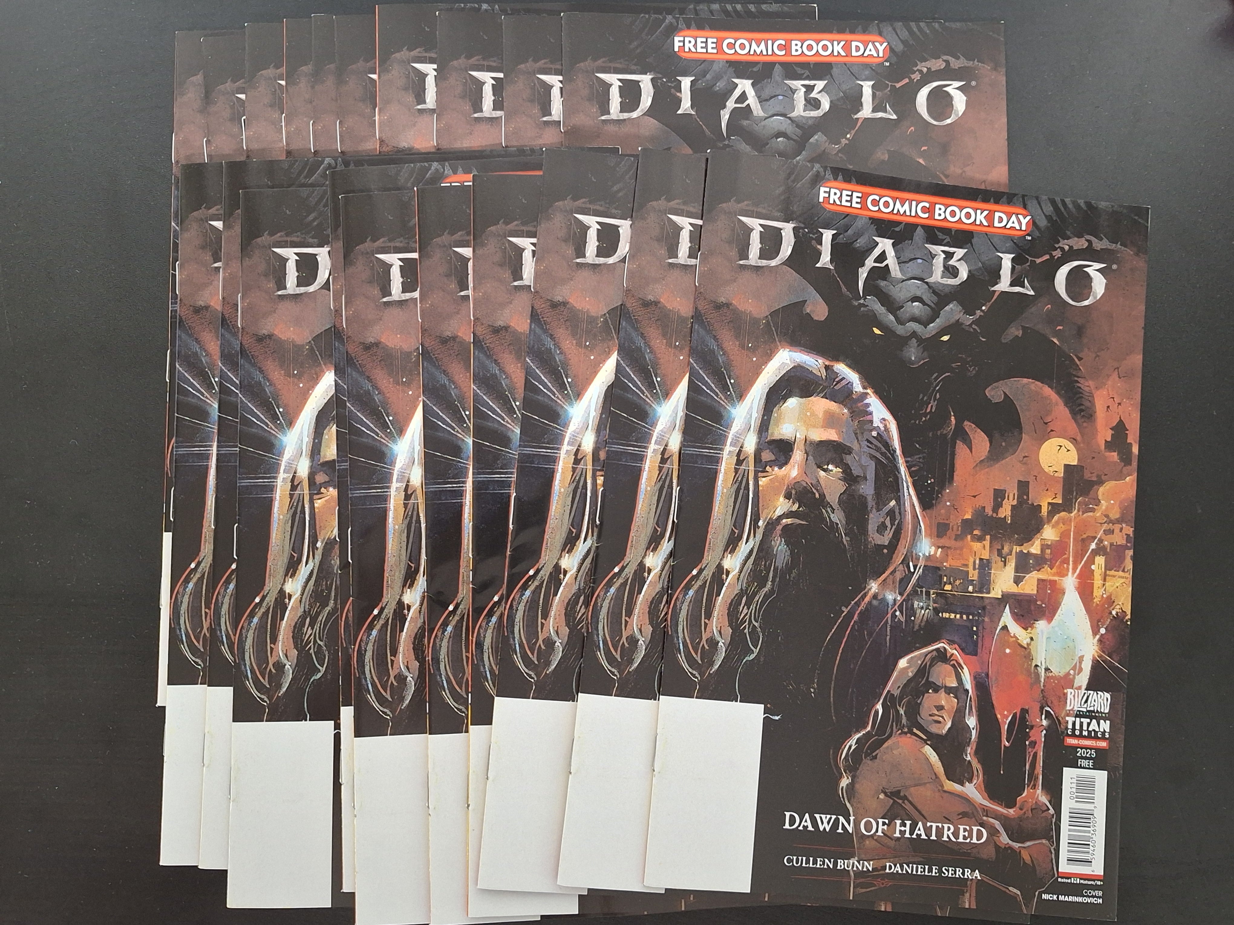 FCBD 2025 - TITAN - DIABLO: DAWN OF HATRED - BUNDLE OF 20
