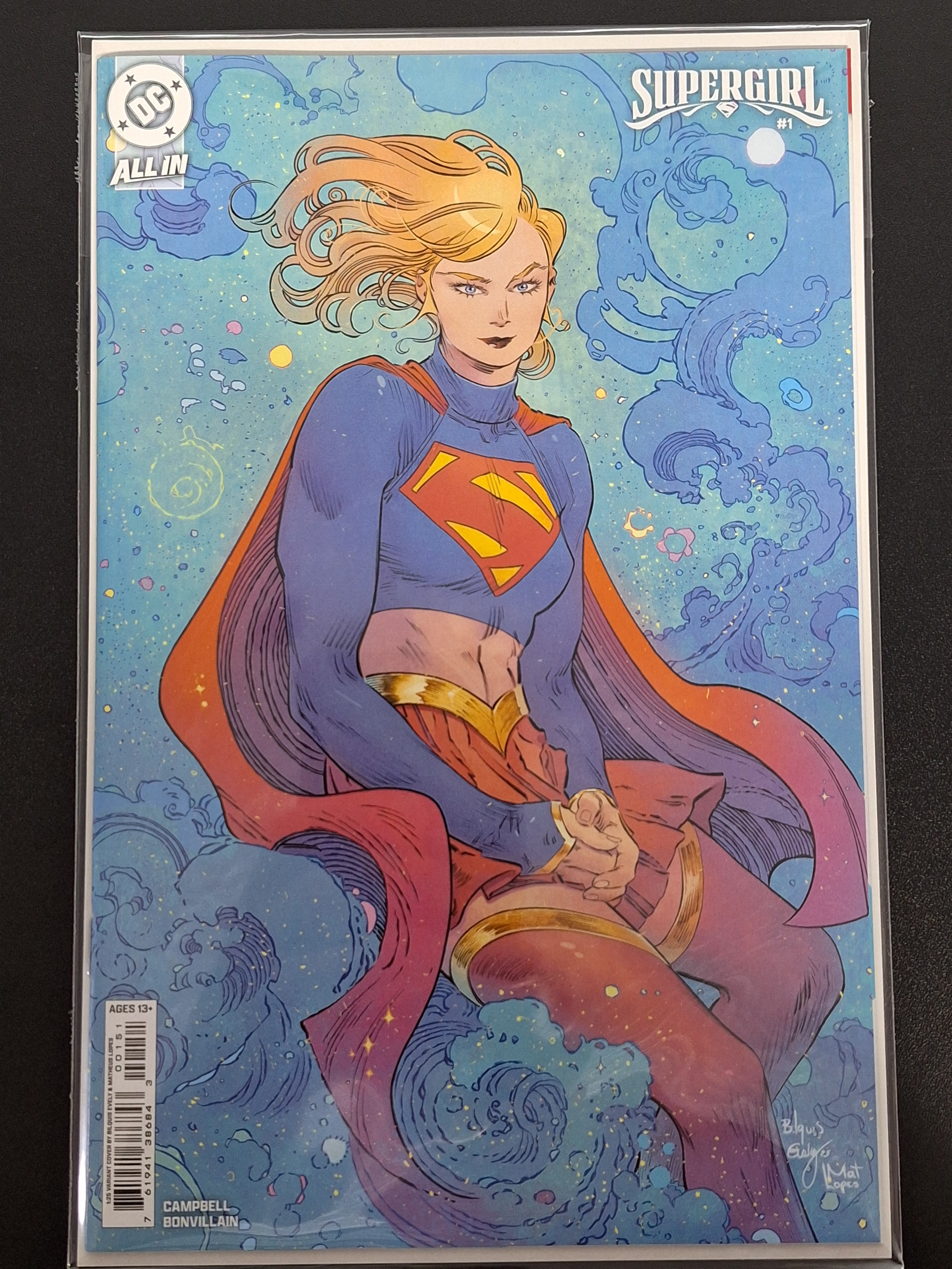 Supergirl 1 DC 2025 Evely 1:25 Variant