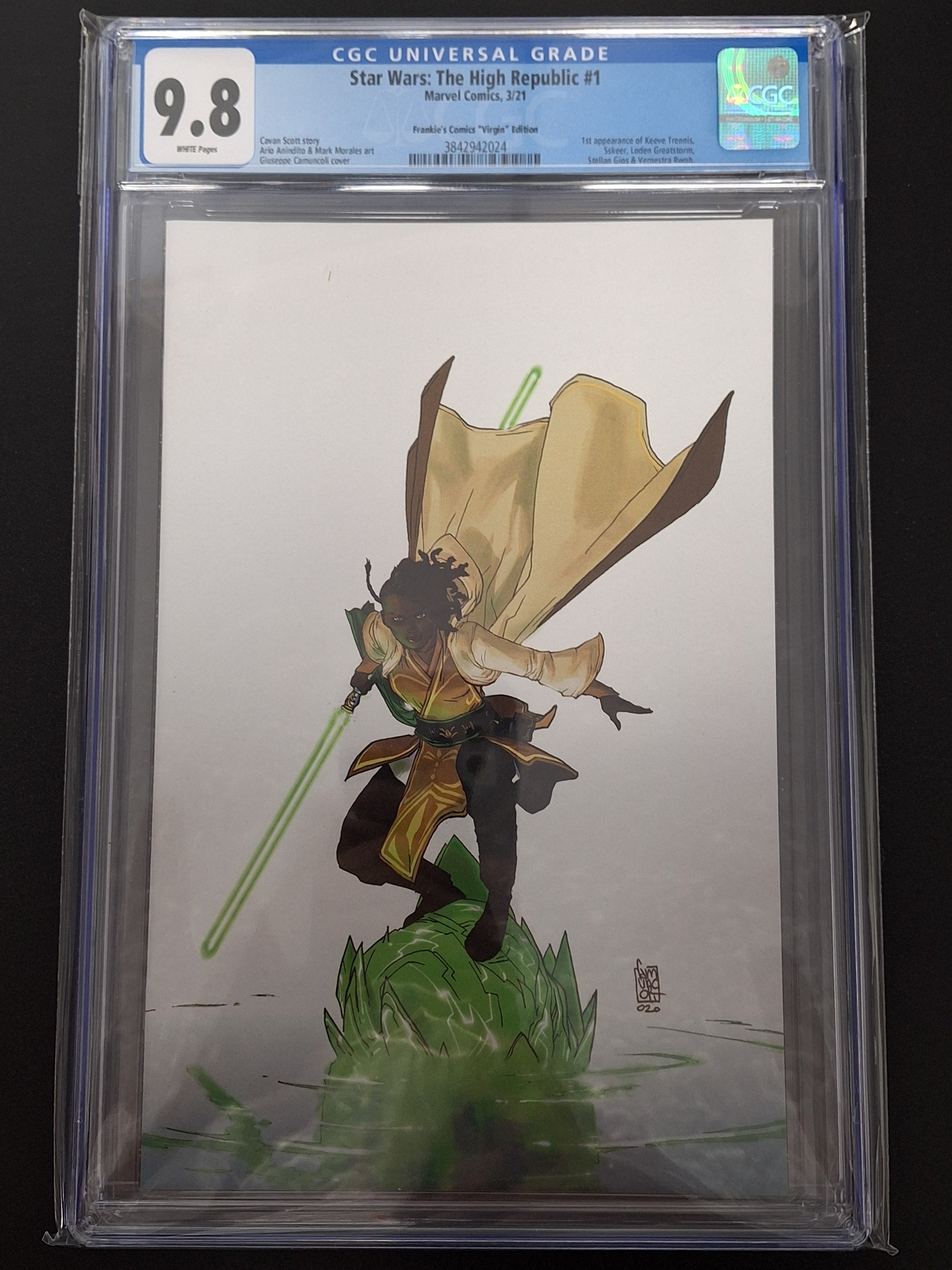 Star Wars: The High Republic 1 Marvel 2021 Camuncoli Virgin Excl. Variant CGC 9.8