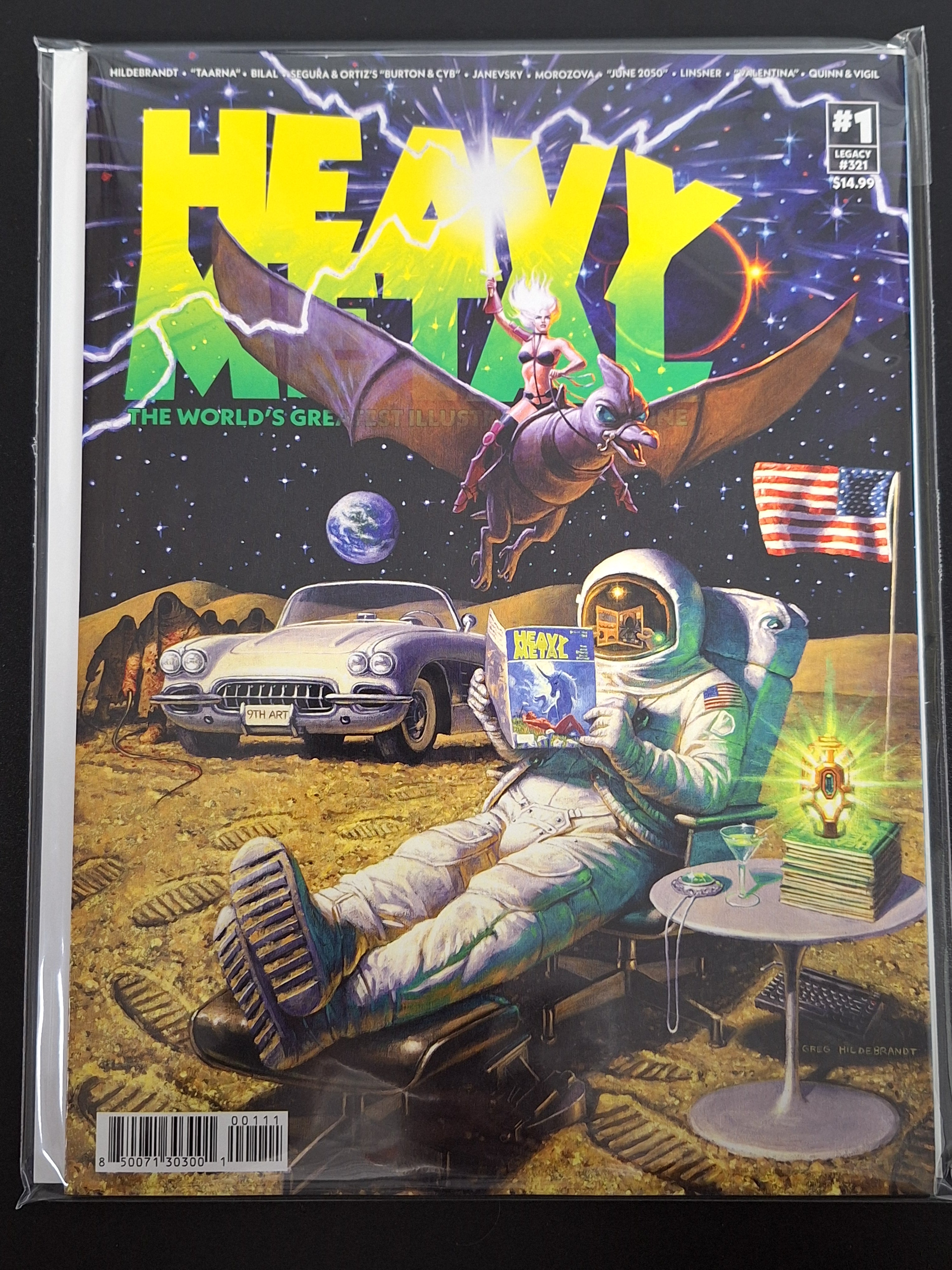 Heavy Metal Magazine 1 2025 Greg Hildebrandt Cover A