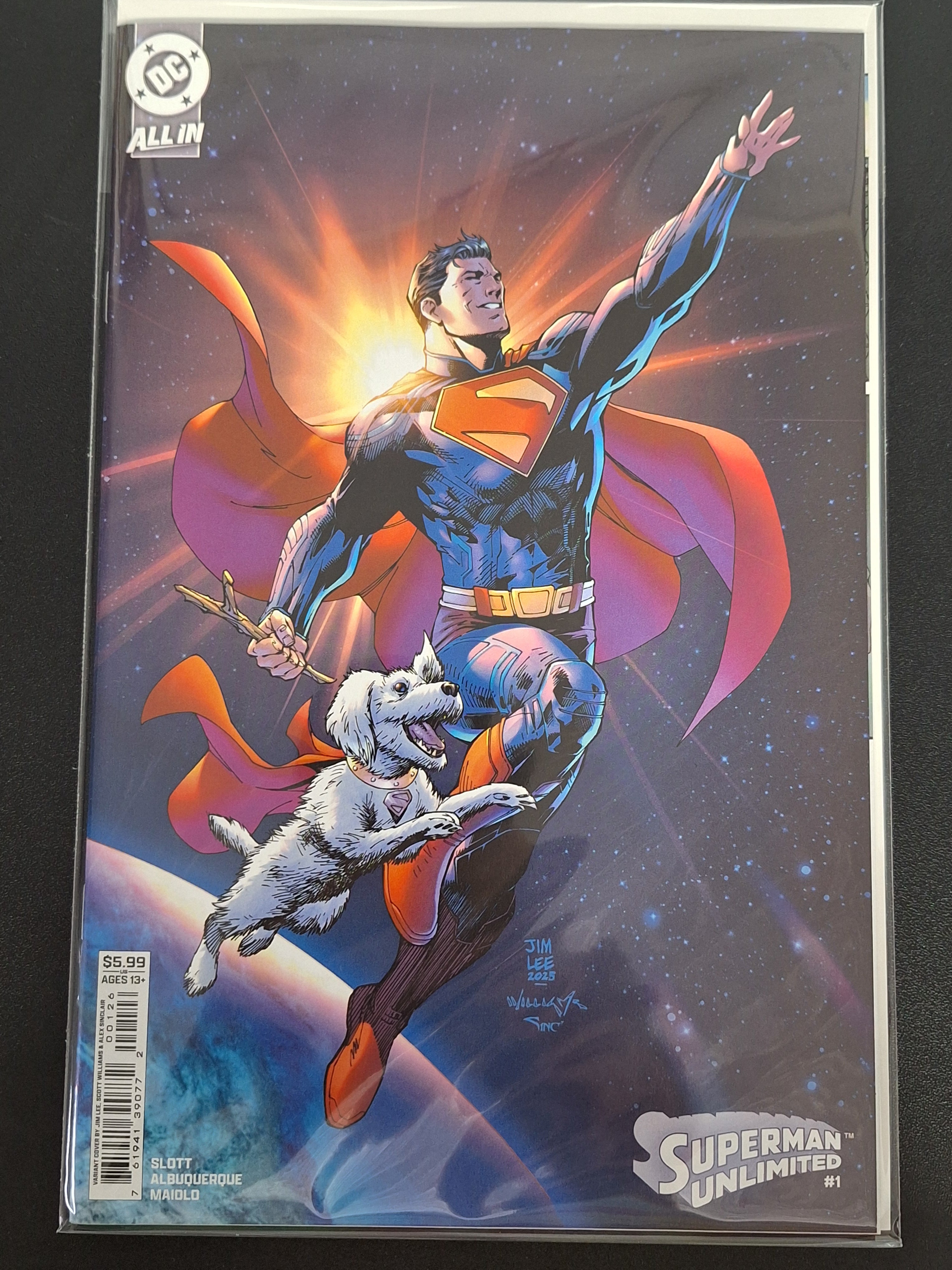 Superman Unlimited 1 DC 2025 Jim Lee Variant