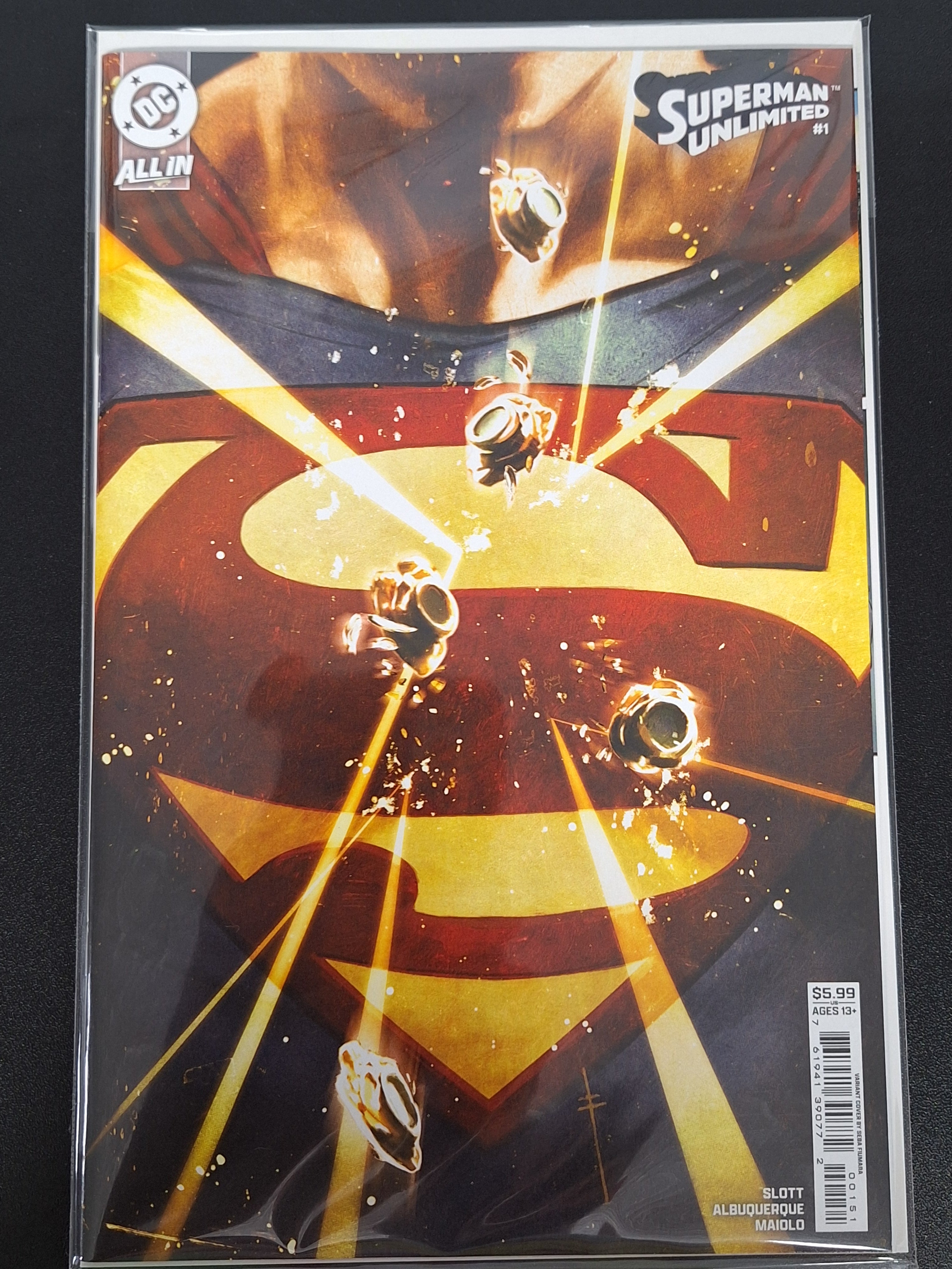 Superman Unlimited 1 DC 2025 Sera Fiumara Variant