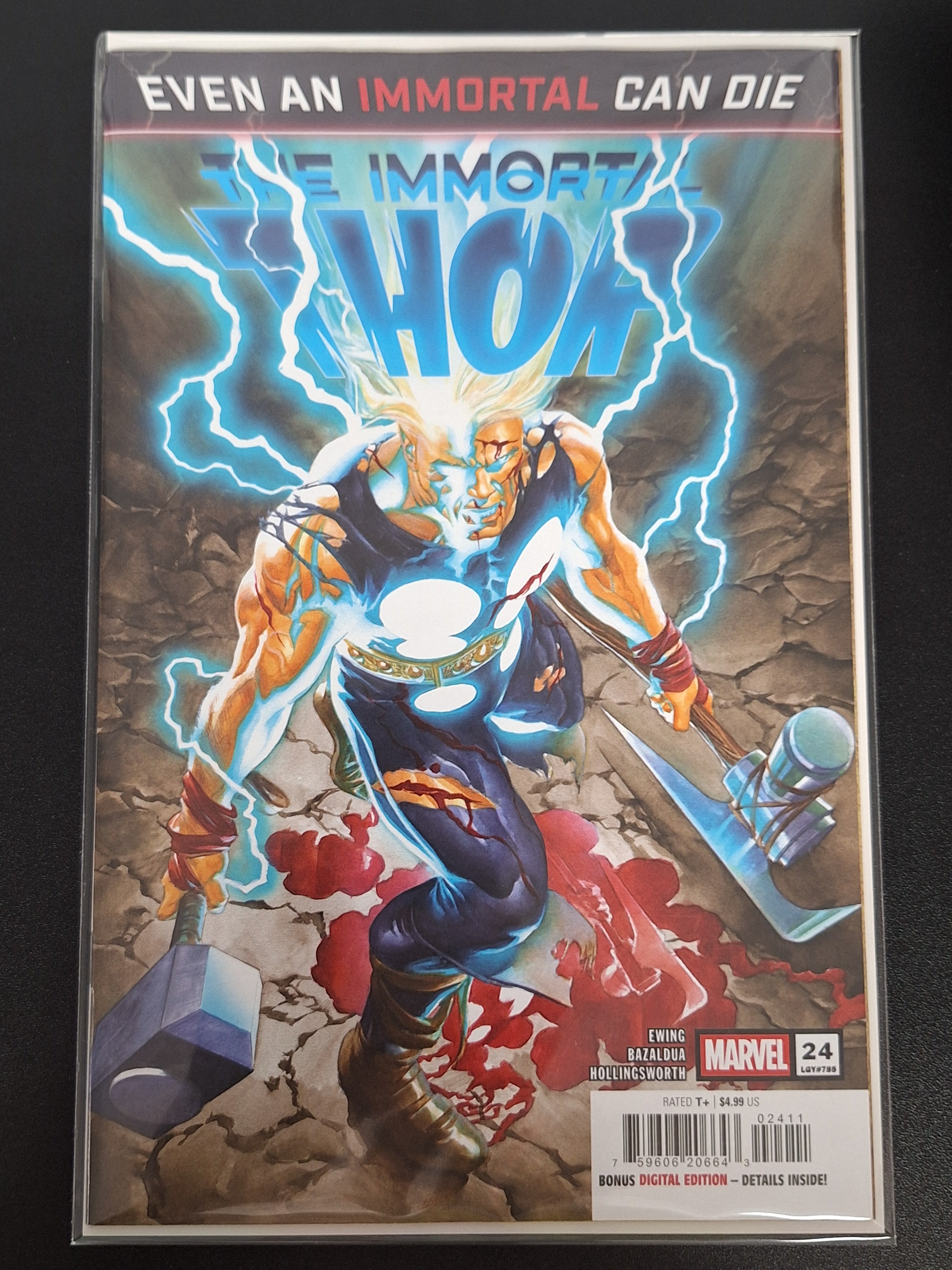 Immortal Thor 24 Marvel 2025 Cover A The Death of Thor