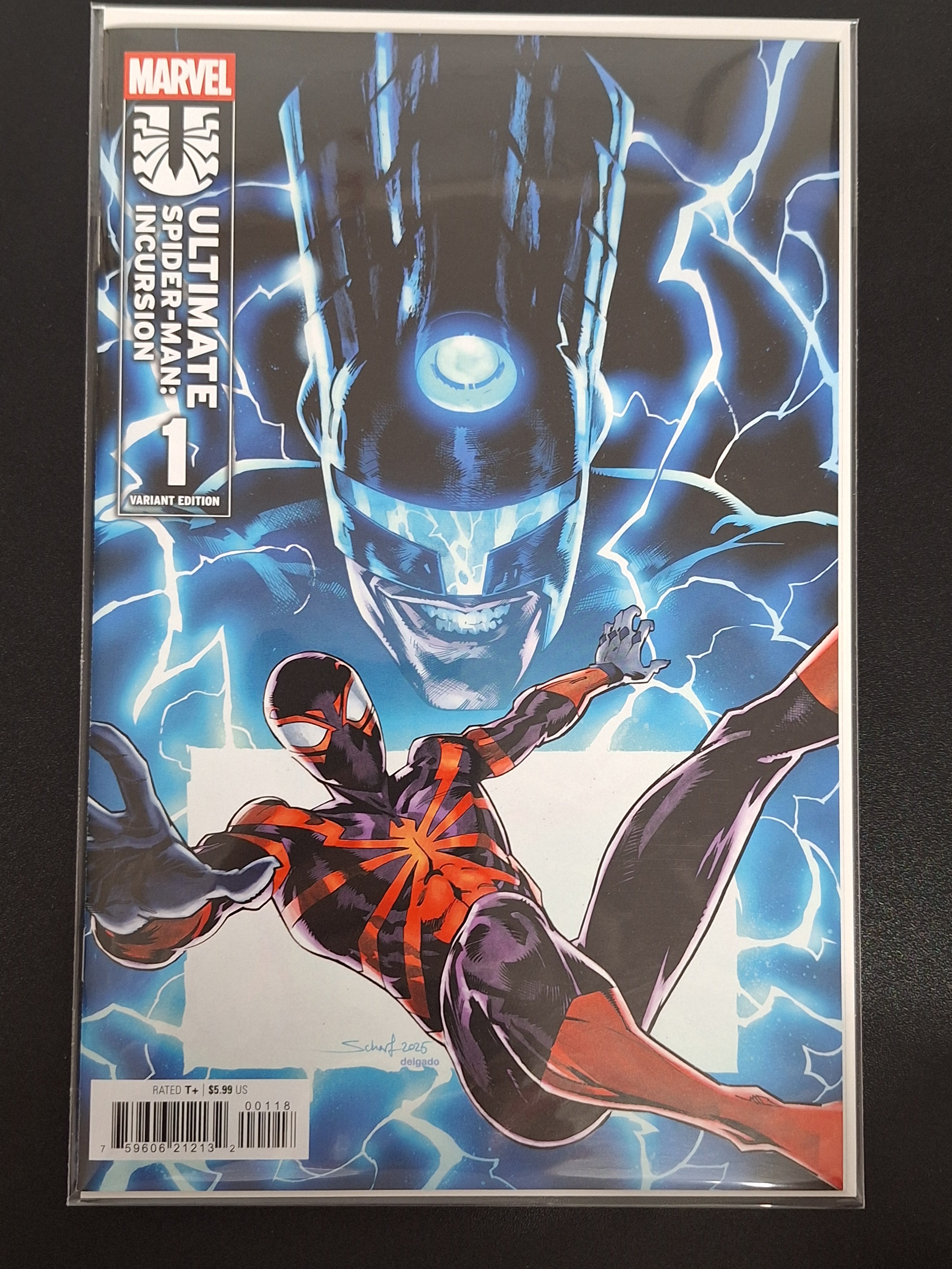 Ultimate Spider-Man Incursion 1 Marvel 2025 1:25 Scharf Variant