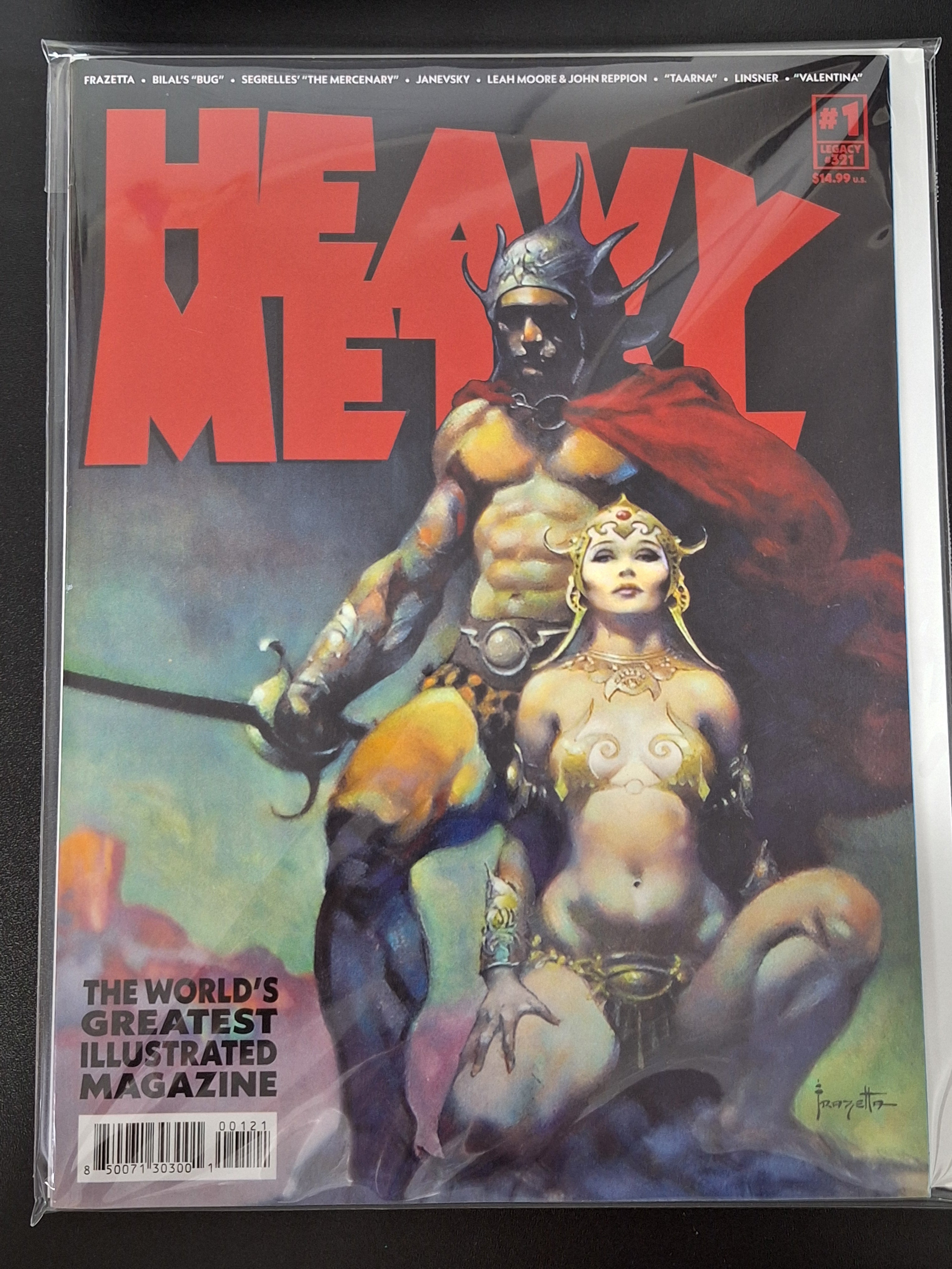 Heavy Metal 1 Massive 2025 Frank Frazetta Variant