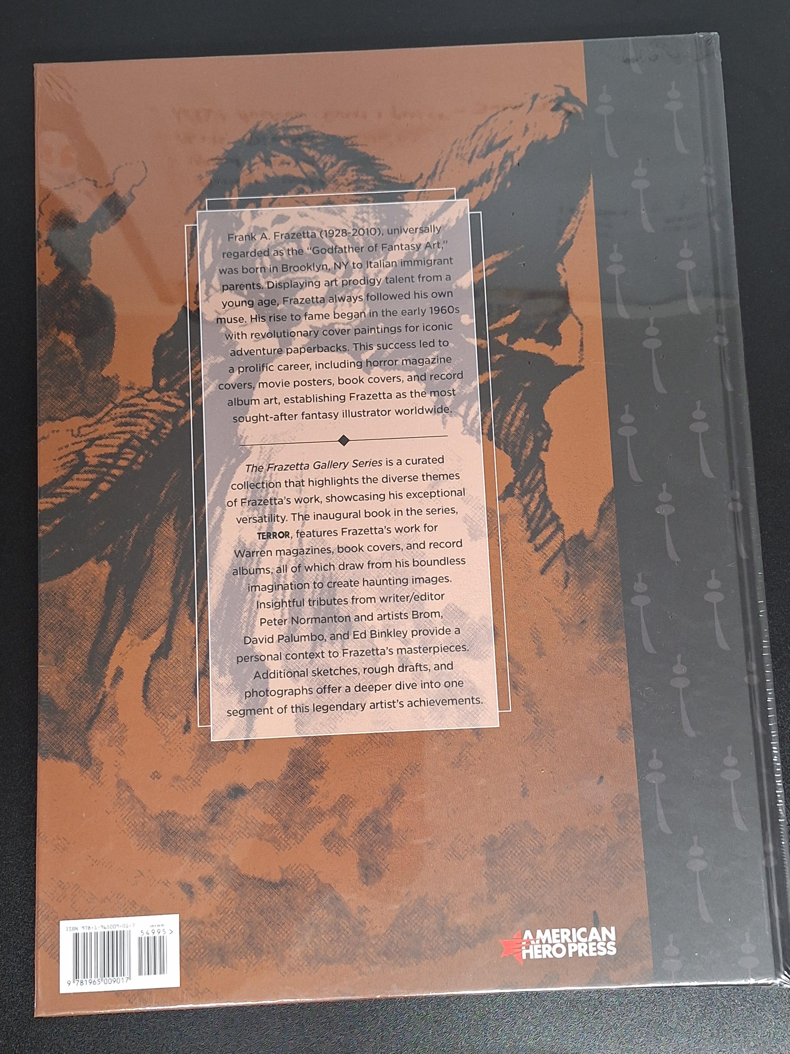 Frazetta: Terror - Gallery Series Oversized Hardcover Edition Ltd. 2000