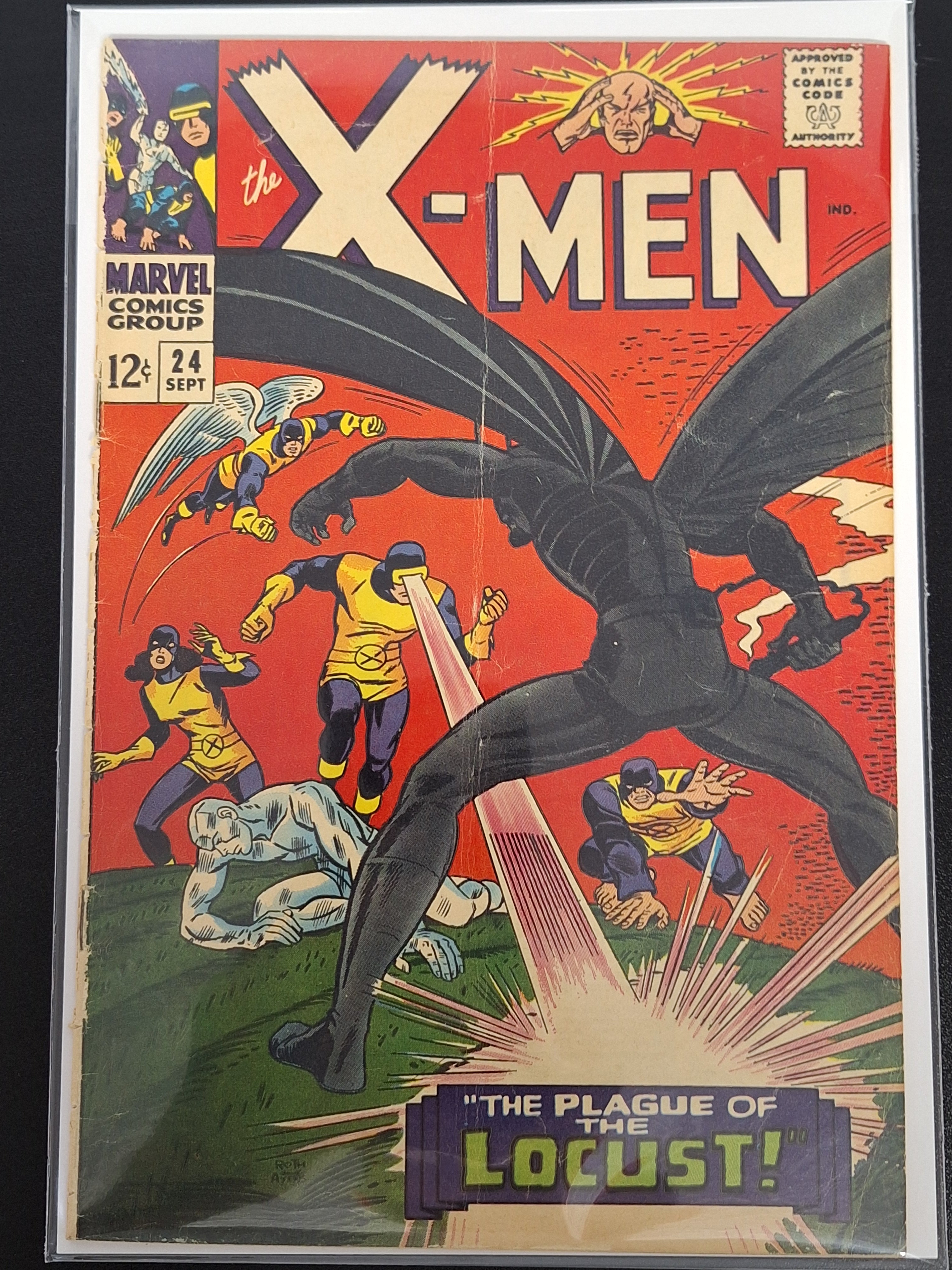 X-Men 24 Marvel 1966 1st Ap of Locust