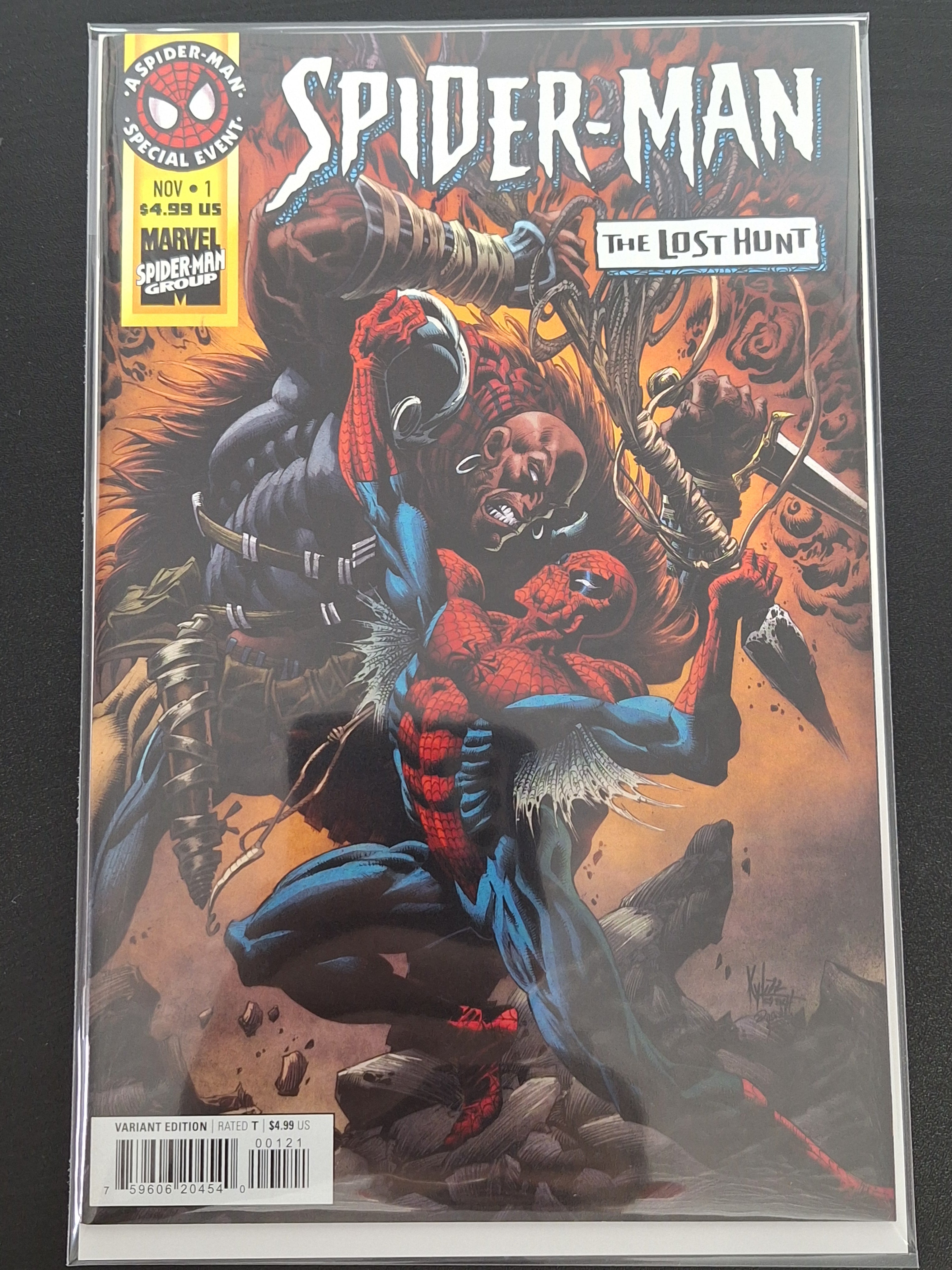 Spider-Man The Lost Hunt 1 Marvel 2022 Hotz 1:25 Variant