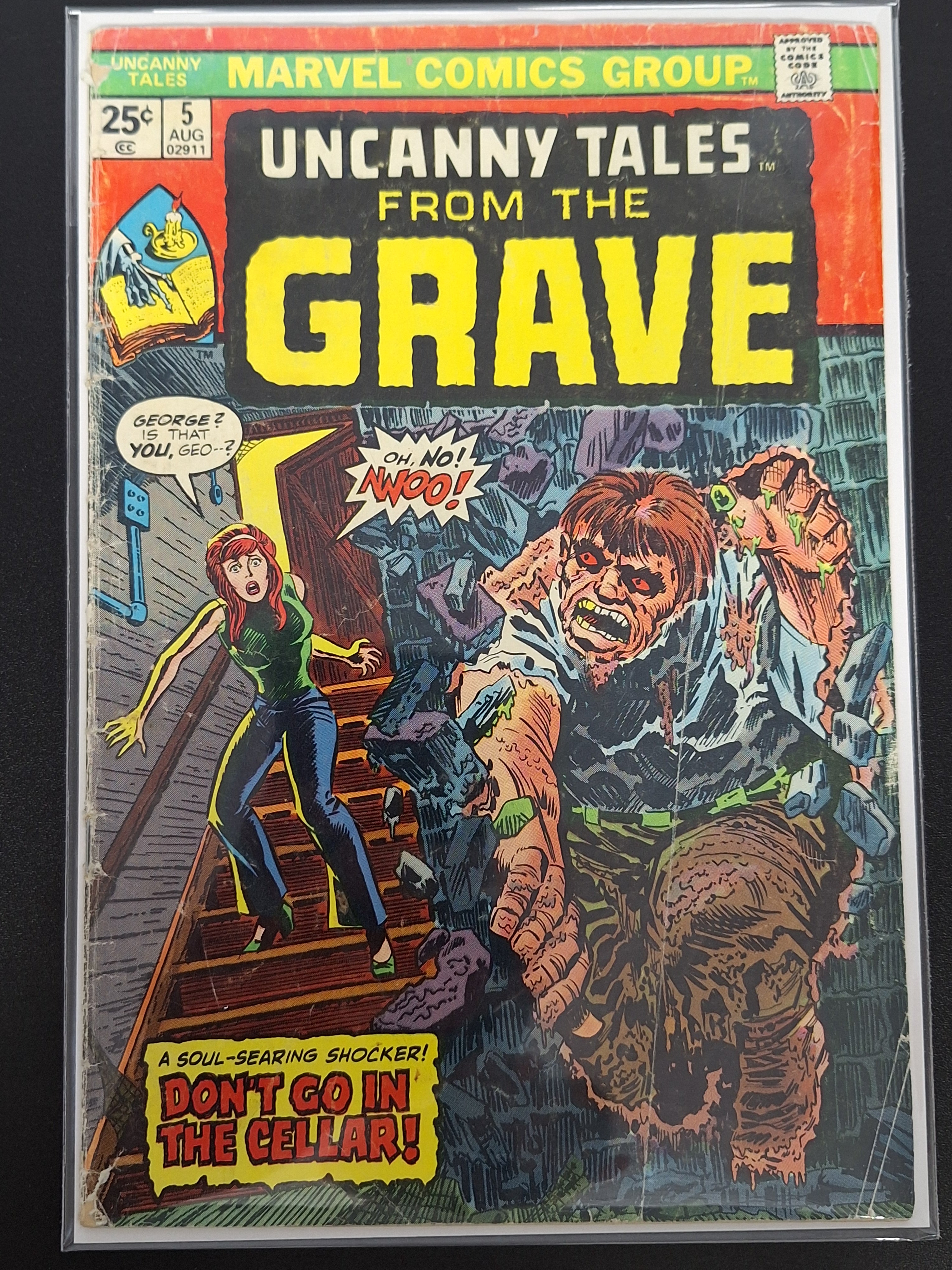 Uncanny Tales From The Grave 5 Marvel 1974 Hard To Find Bronze Age