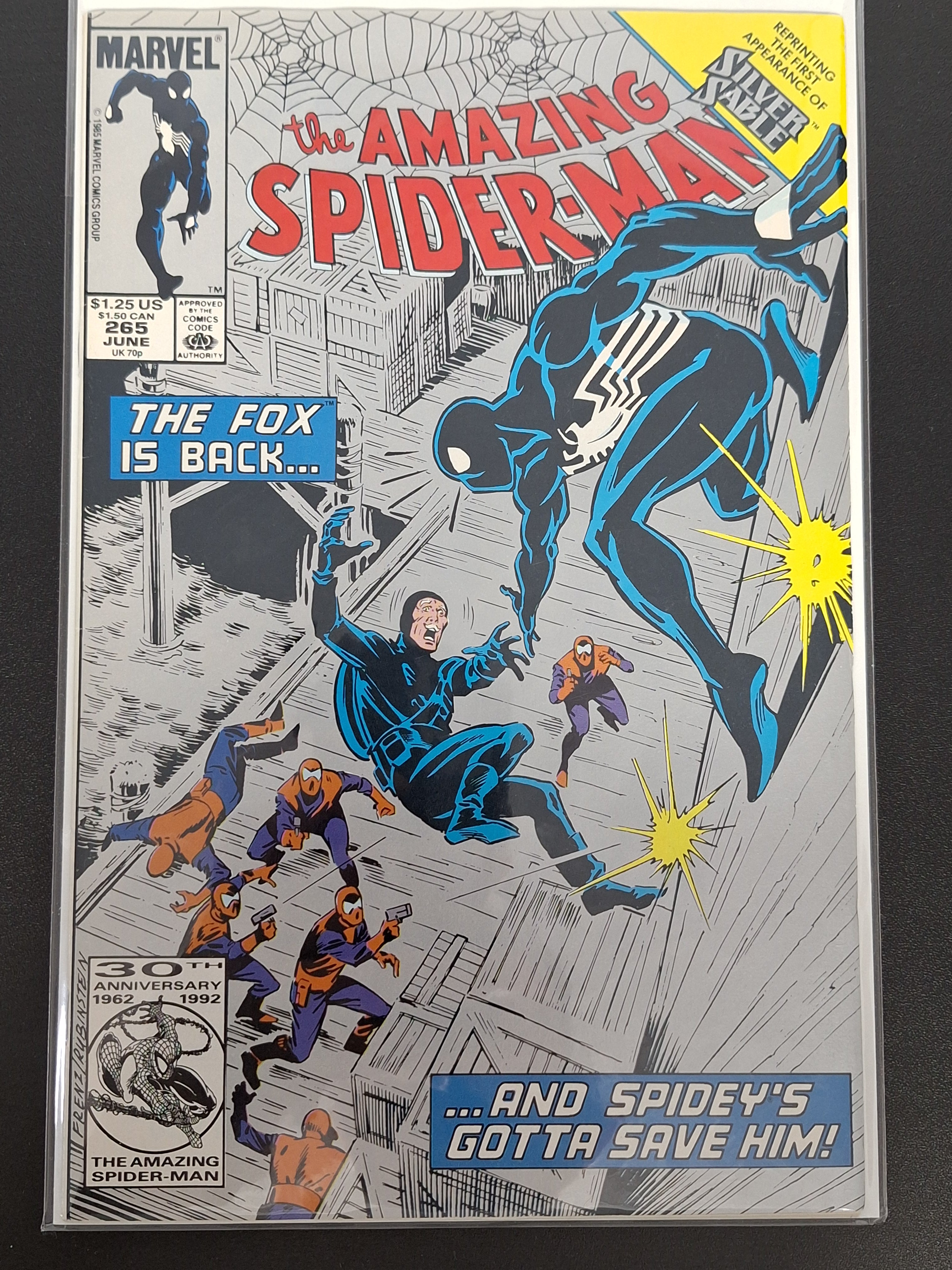 Amazing Spider-Man 265 Marvel 1985 Silver Second Printing 1st Silver Sable